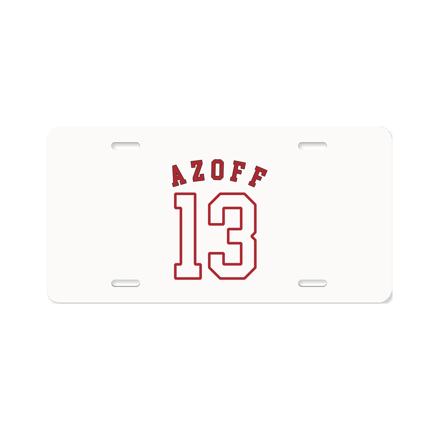 License Plate — Shirsey Arch in Classic