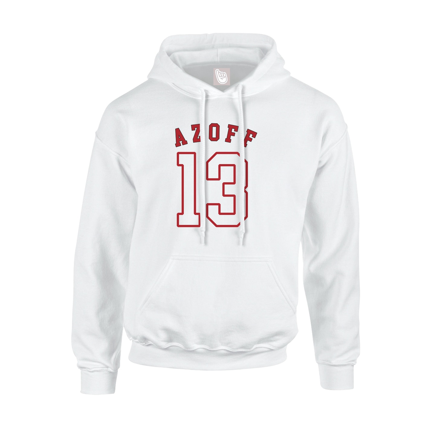 Youth Hoodie — Shirsey Arch in White