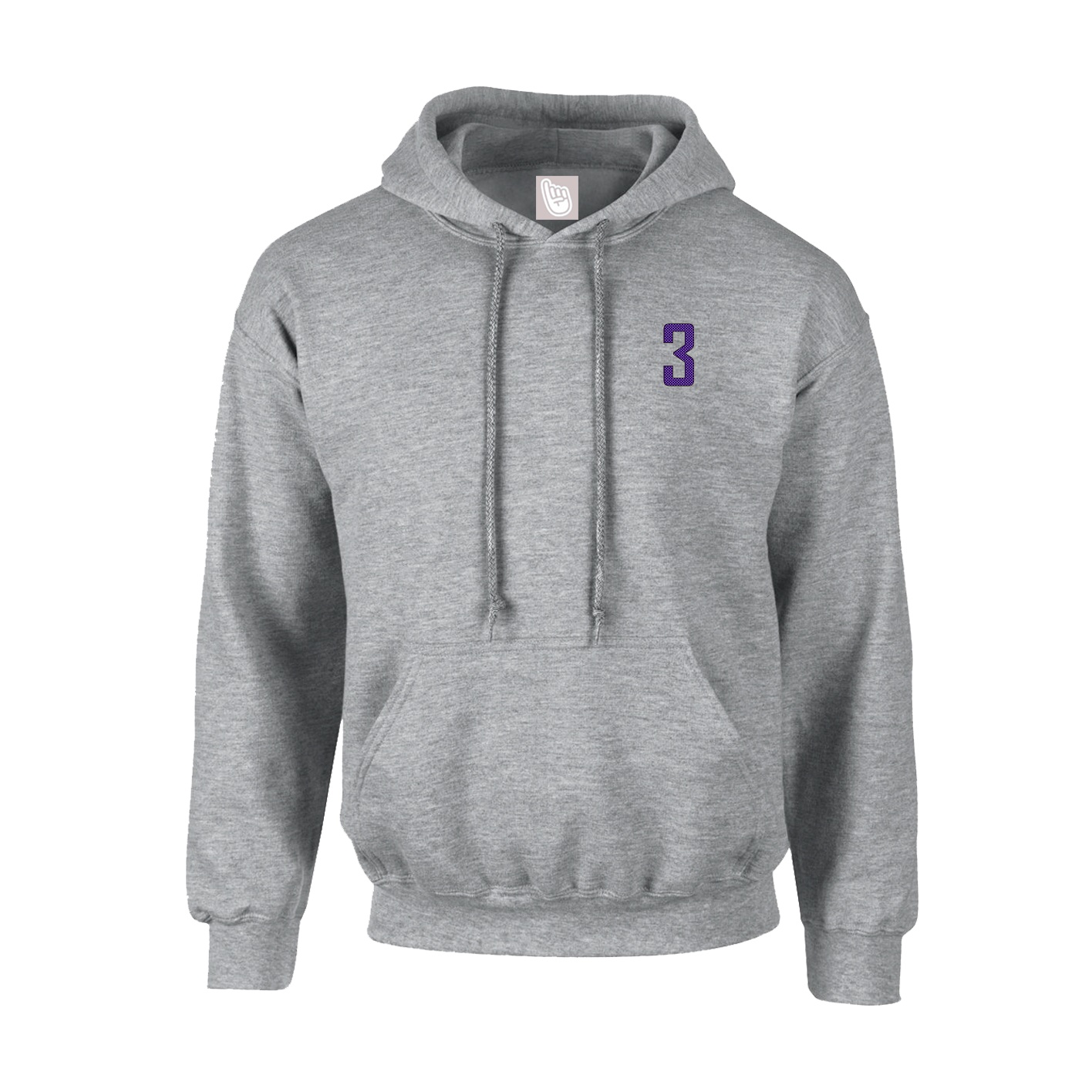 Hoodie — Front Shirsy in Grey