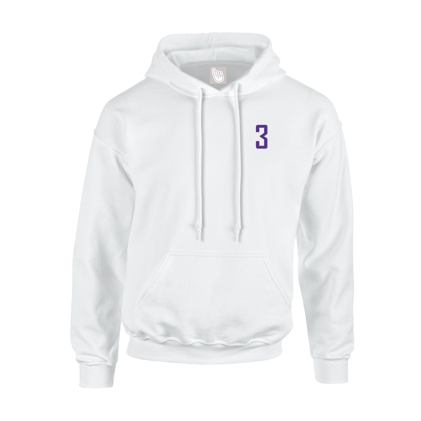 Youth Hoodie — Front Shirsy in White