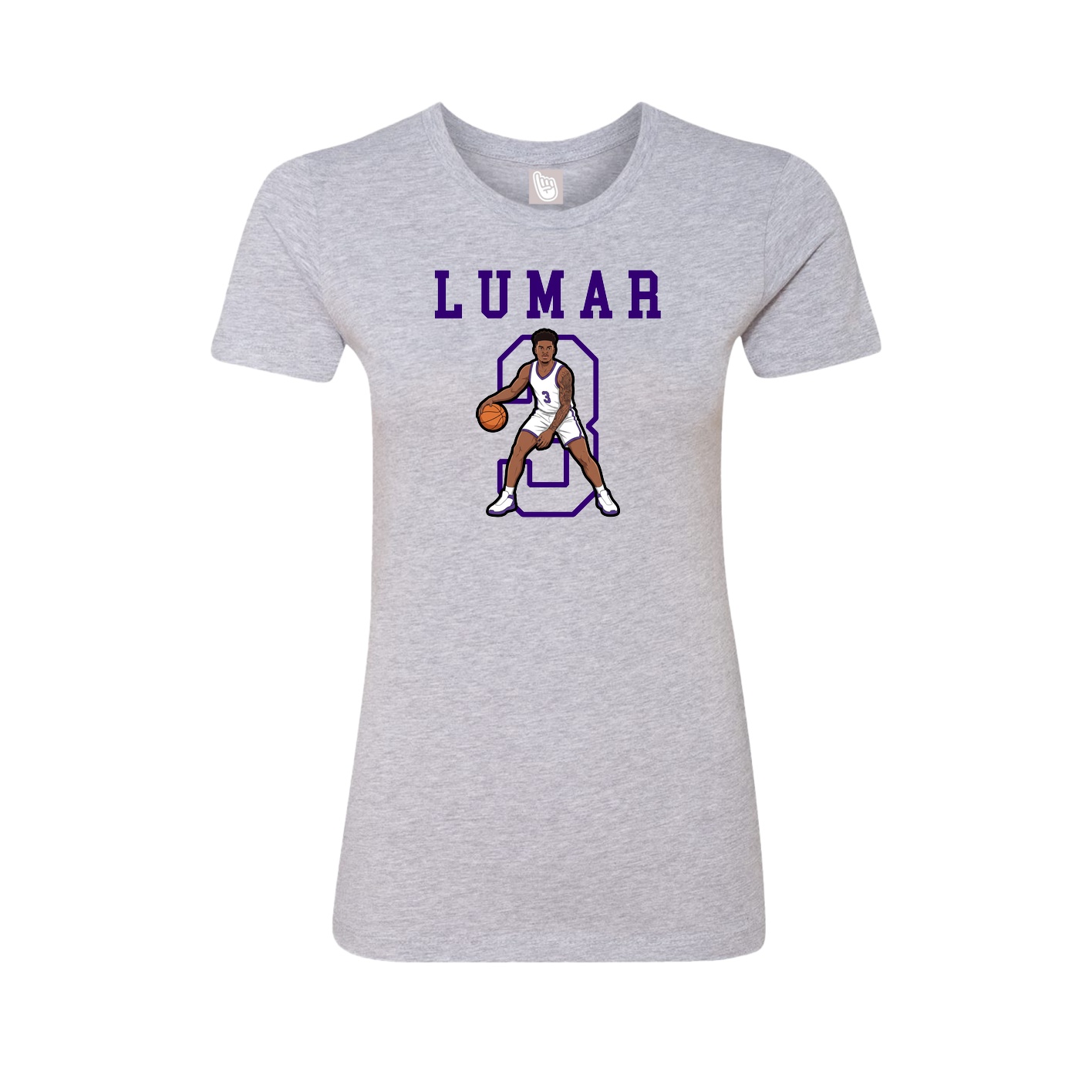 Fitted Women's Tee — Shirsey in Grey