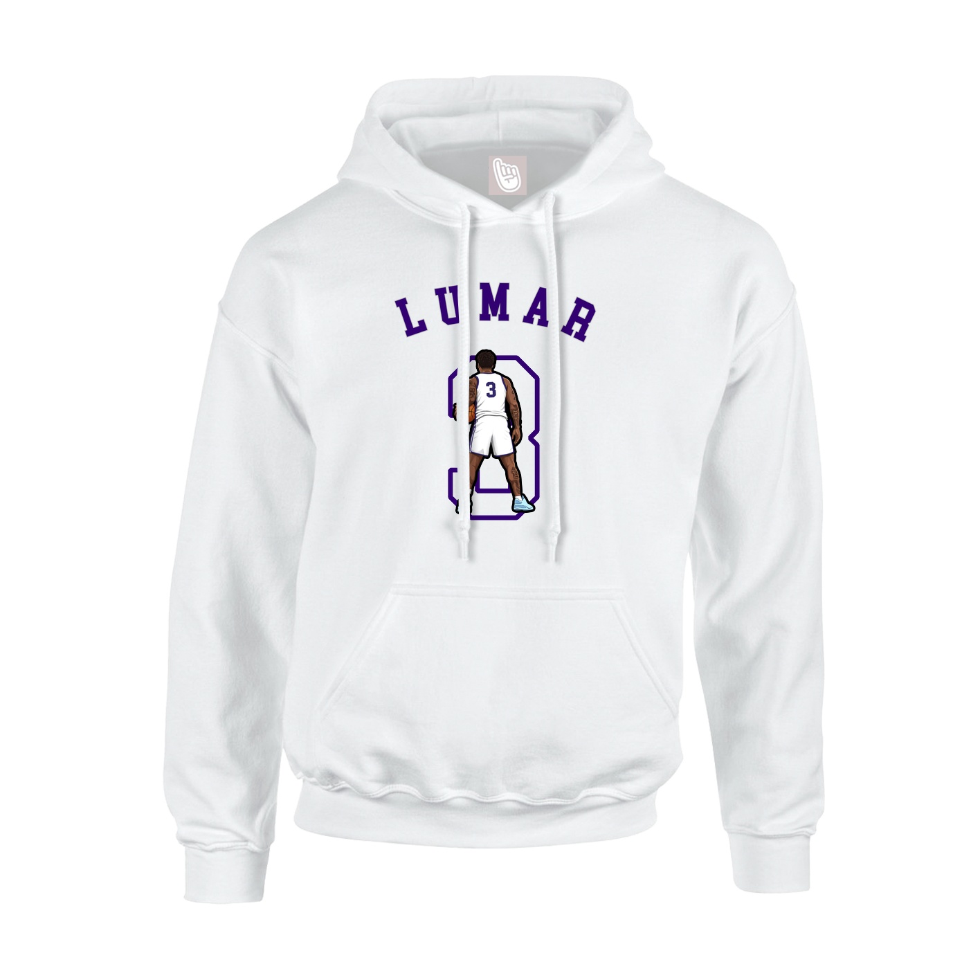 Youth Hoodie — Shirsey Arch in White