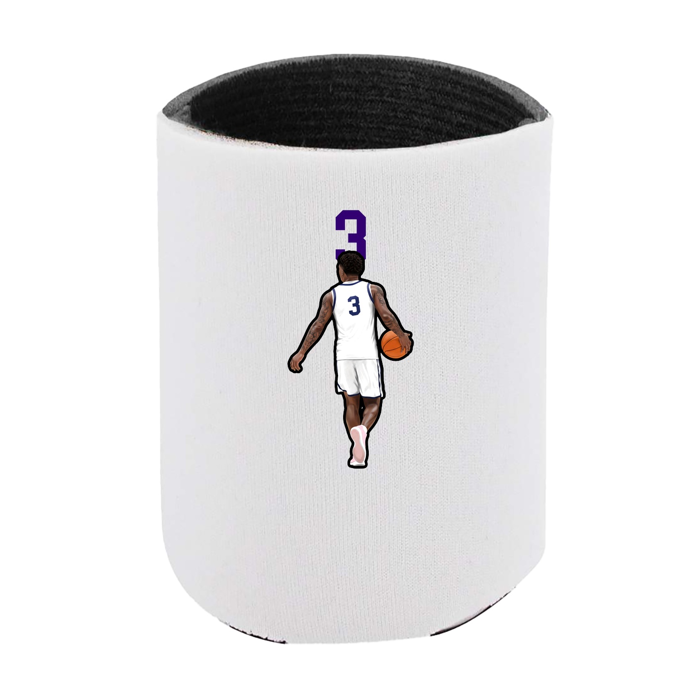 Can Holder — Number Top in White