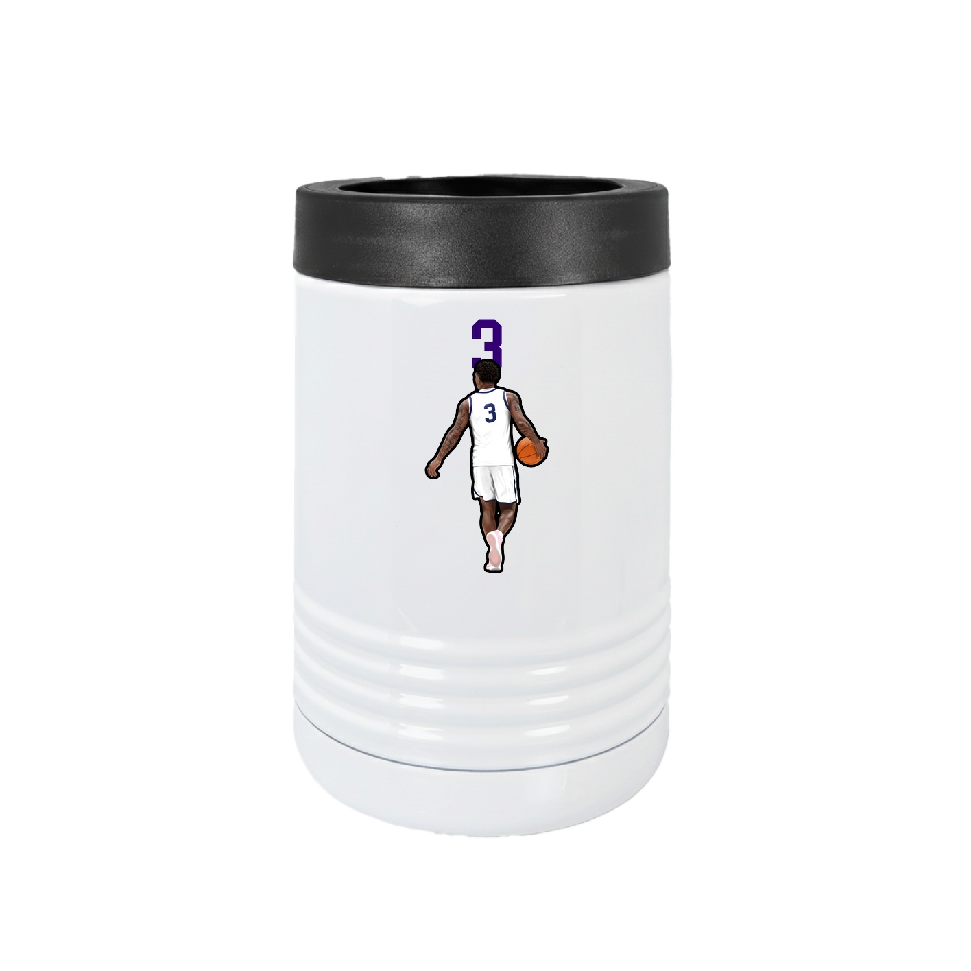 Beverage Holder — Number Top in White