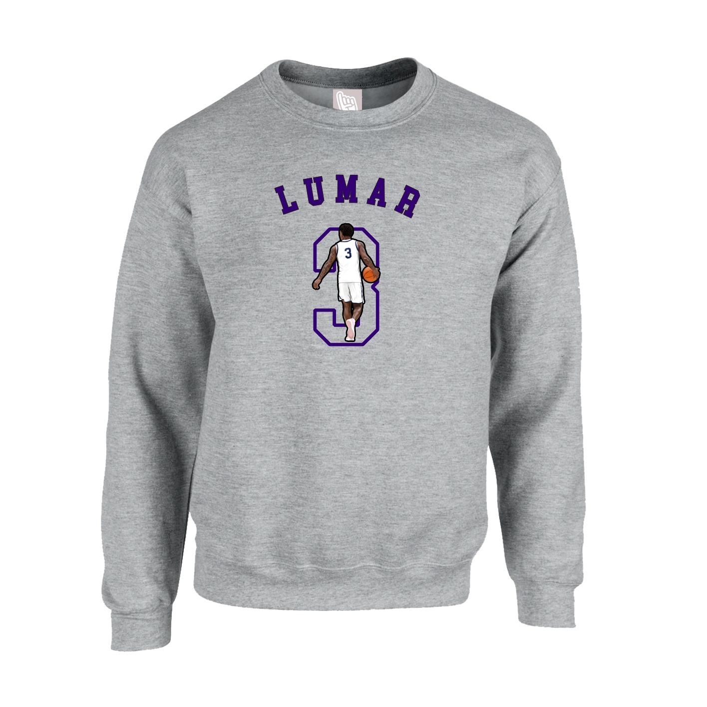 Fleece Crew — Shirsey Arch in Grey
