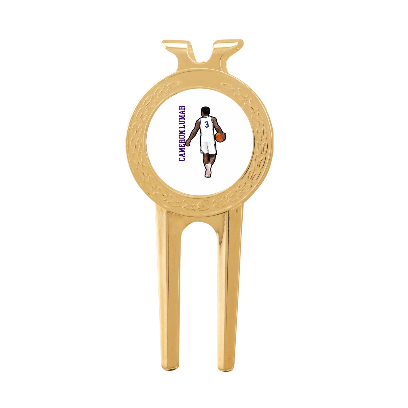 Divot Tool with Ball Marker — Name Vertical in Classic