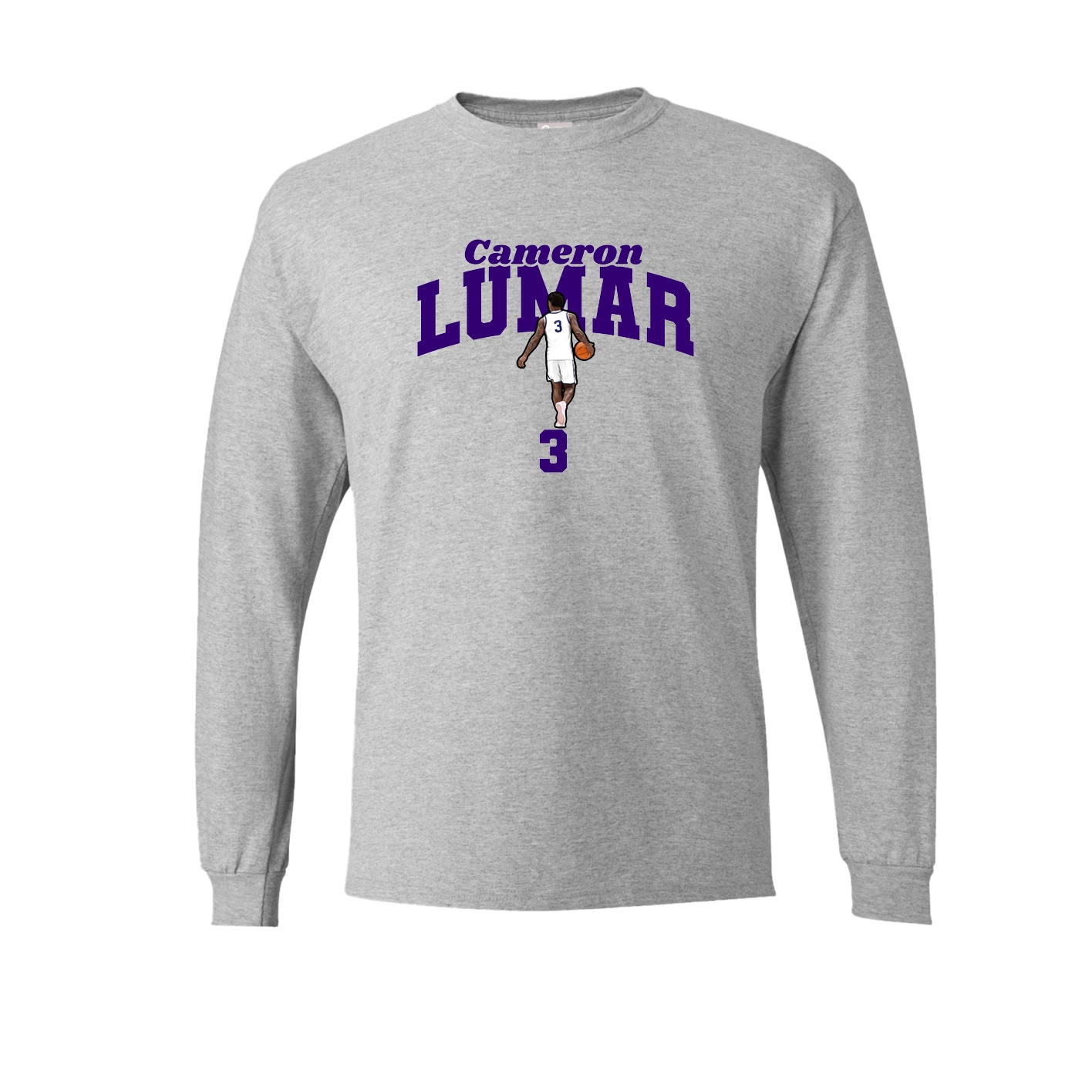 Long Sleeve Tee — Signature Arch in Grey