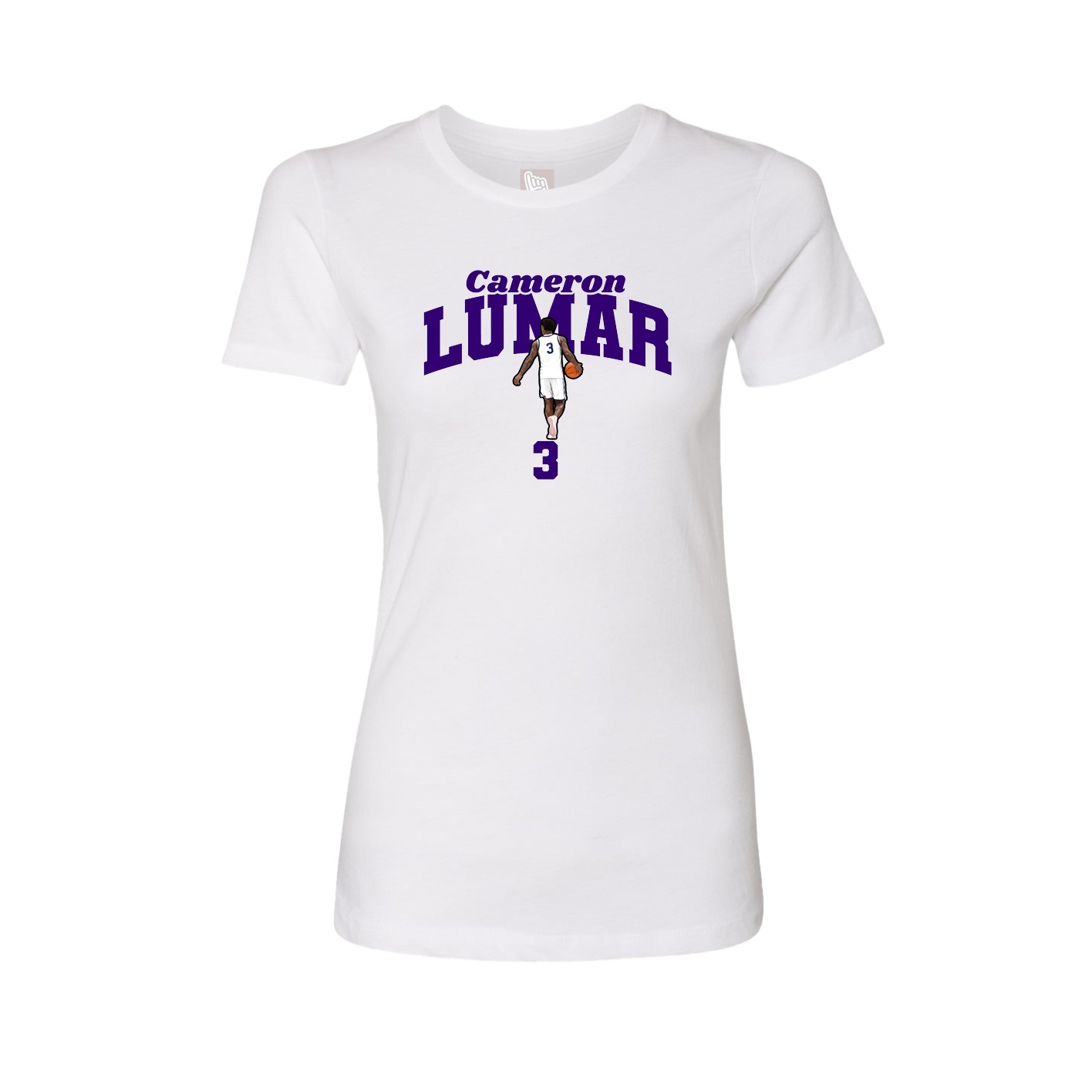 Womens Tee — Signature Arch in White