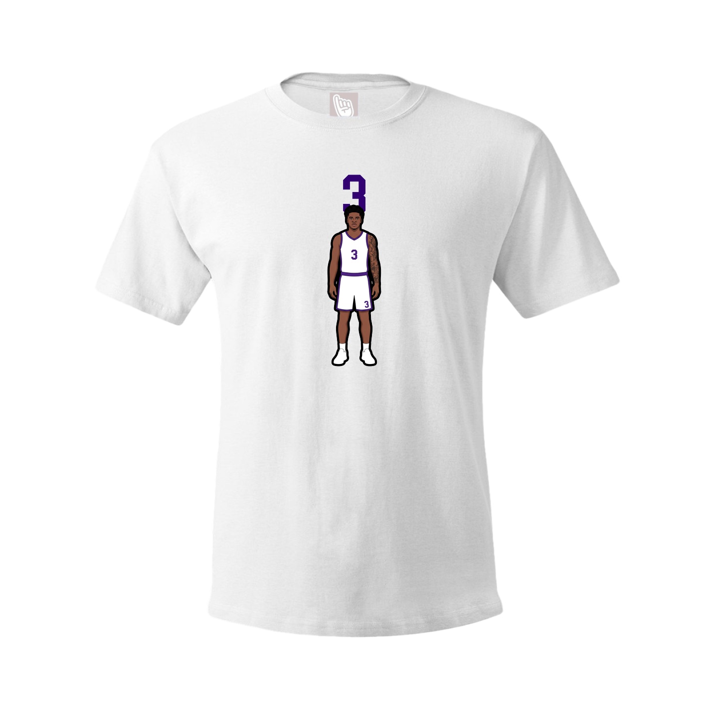 Tee — Number Top in White