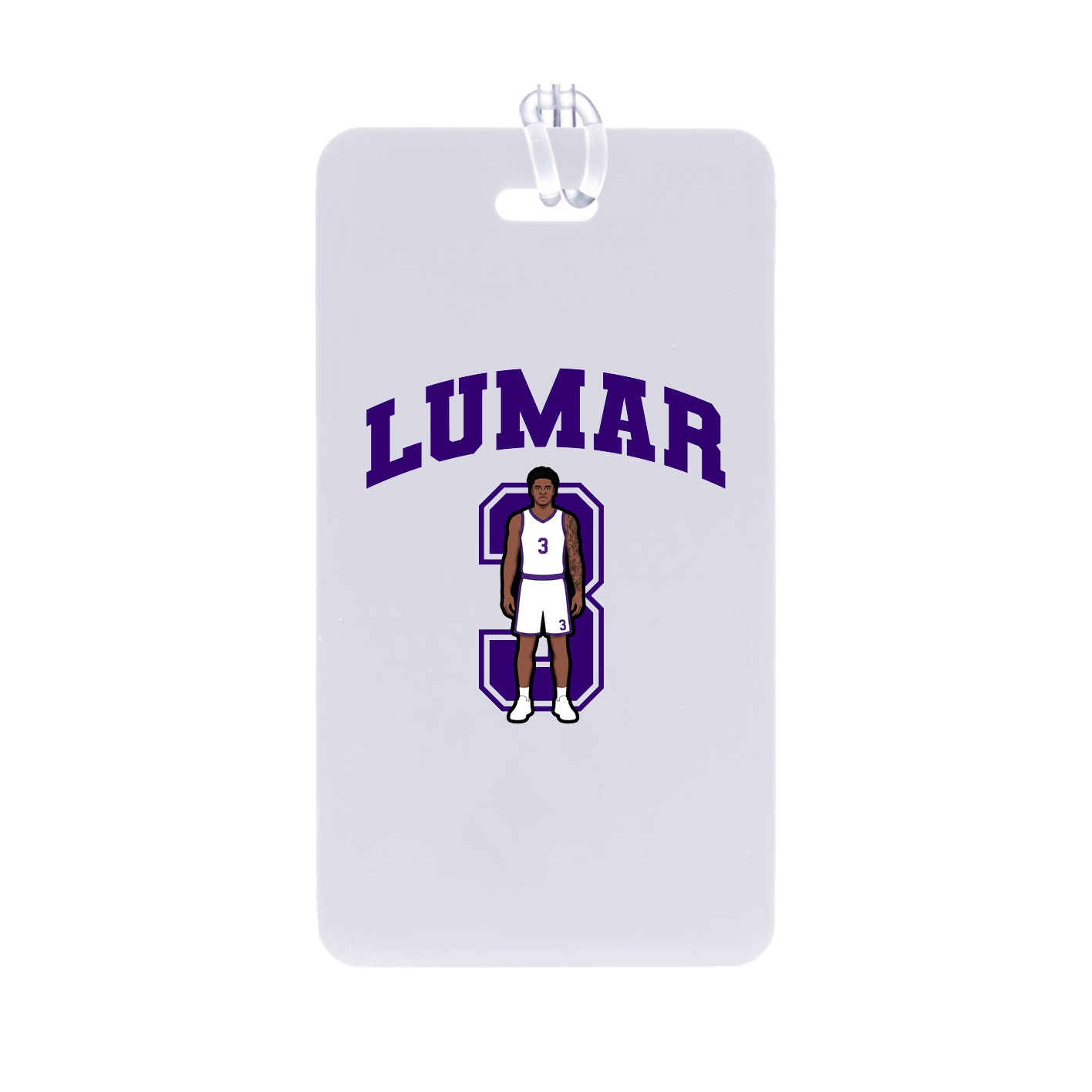 Bag Tag — Number in Classic