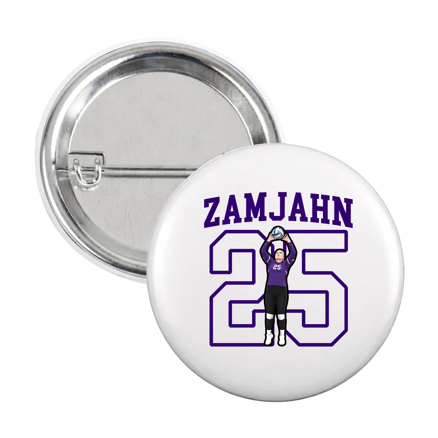 Game Day Button — Shirsey in White