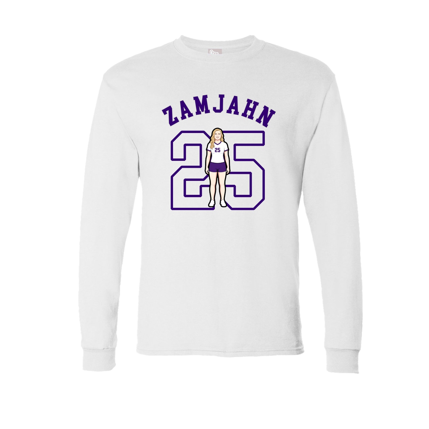 Long Sleeve Tee — Shirsey Arch in White