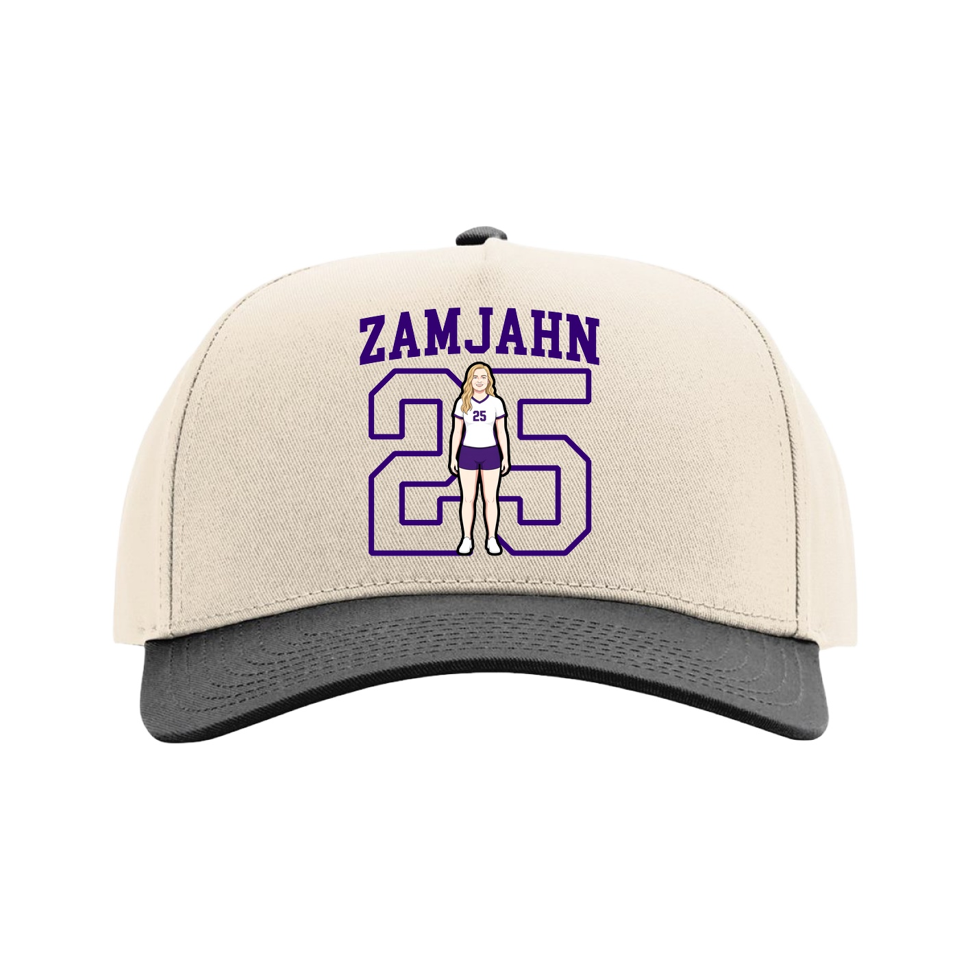 Full Fabric Five-Panel Champ Cap