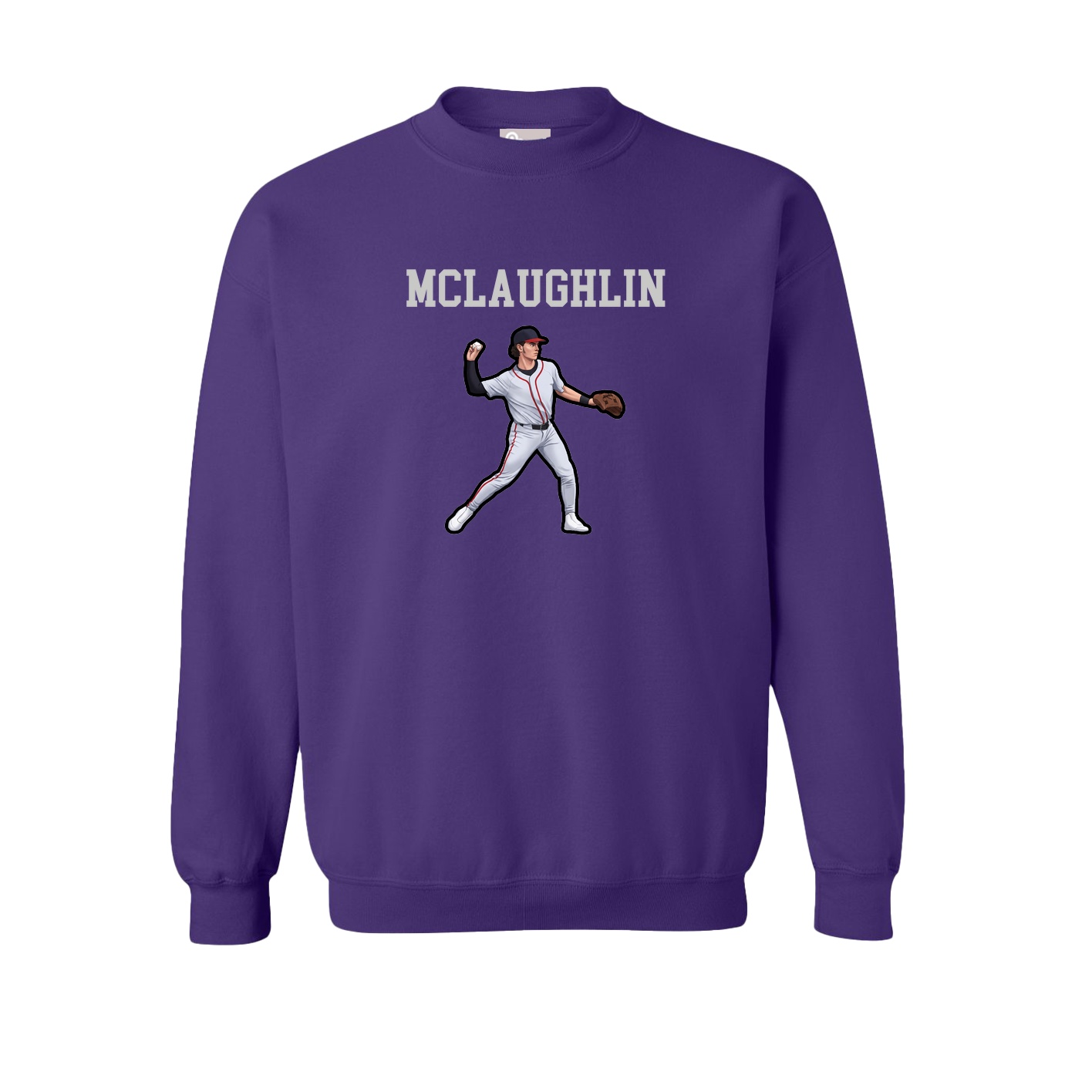 Fleece Crew — Shirsey in Purple