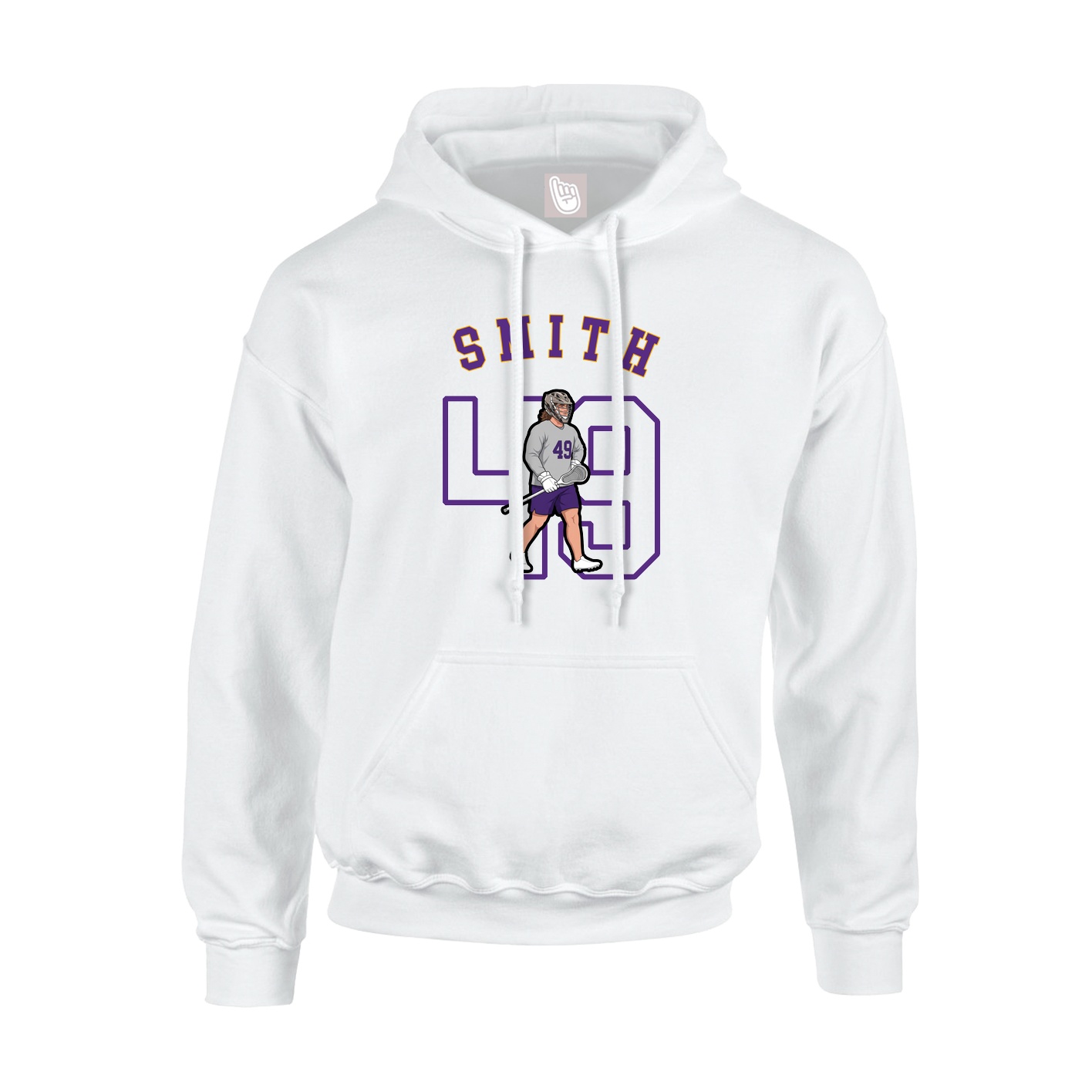 Hoodie — Shirsey Arch in White