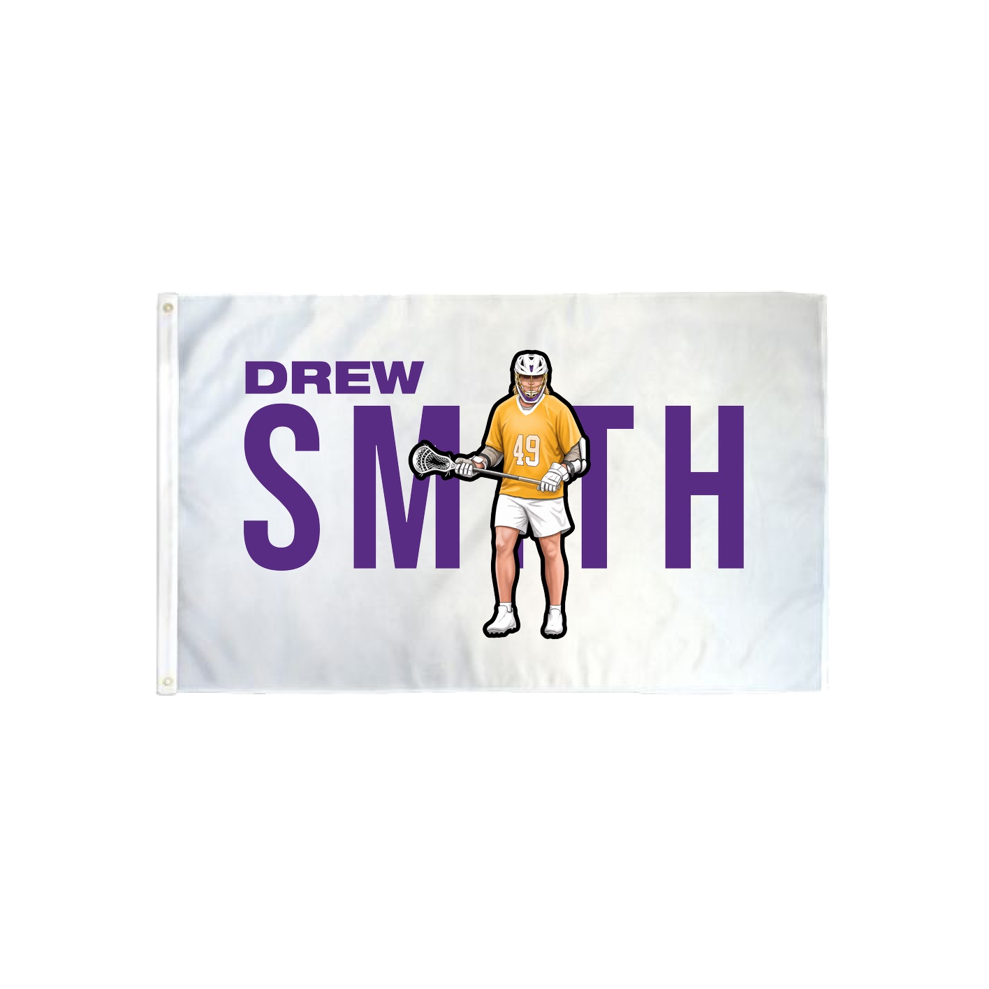 3x5 Flag — Player Name in Classic