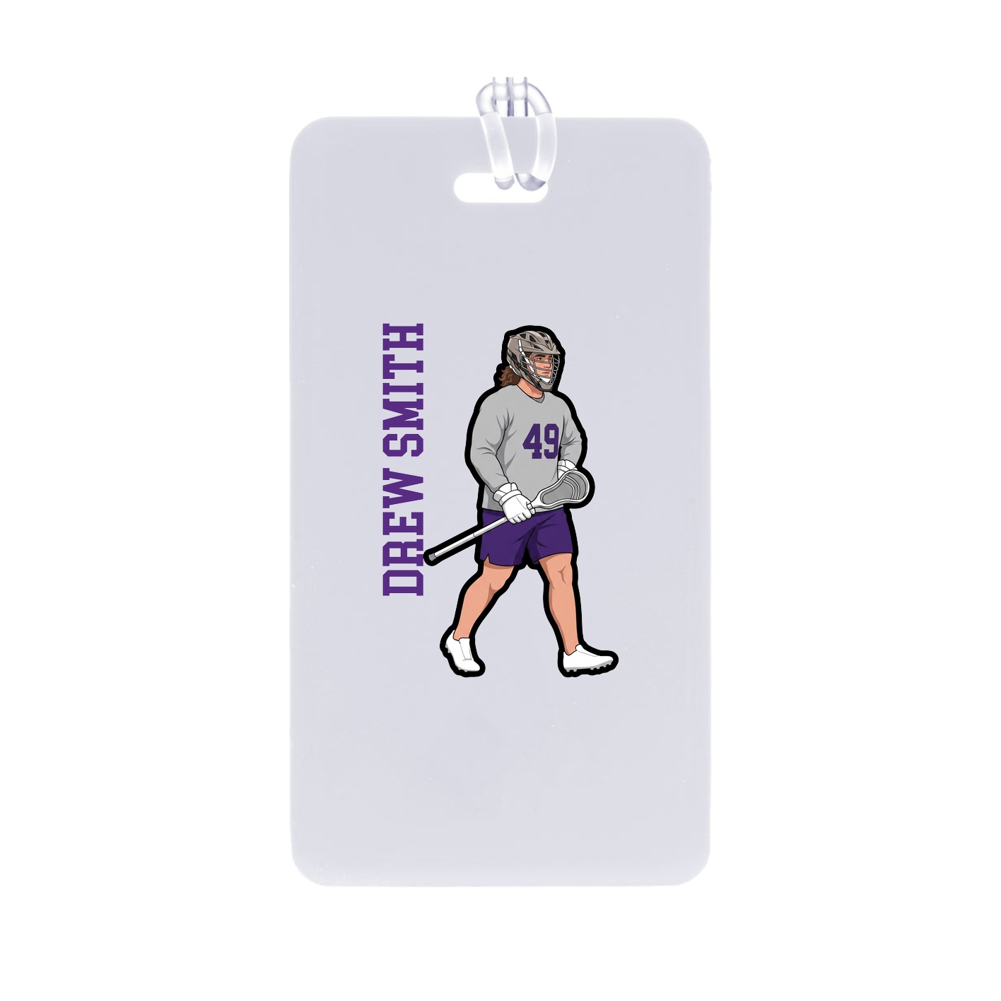 Bag Tag — Name Vertical in Classic