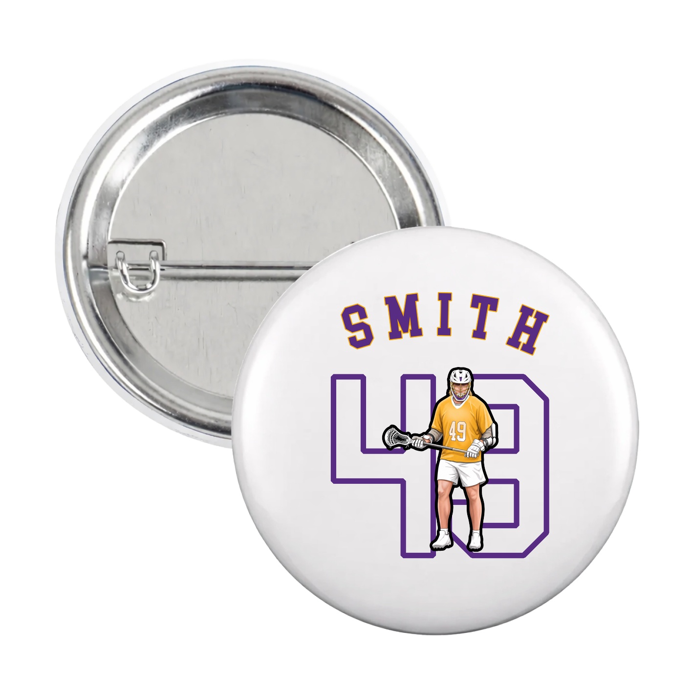 Game Day Button — Shirsey Arch in White