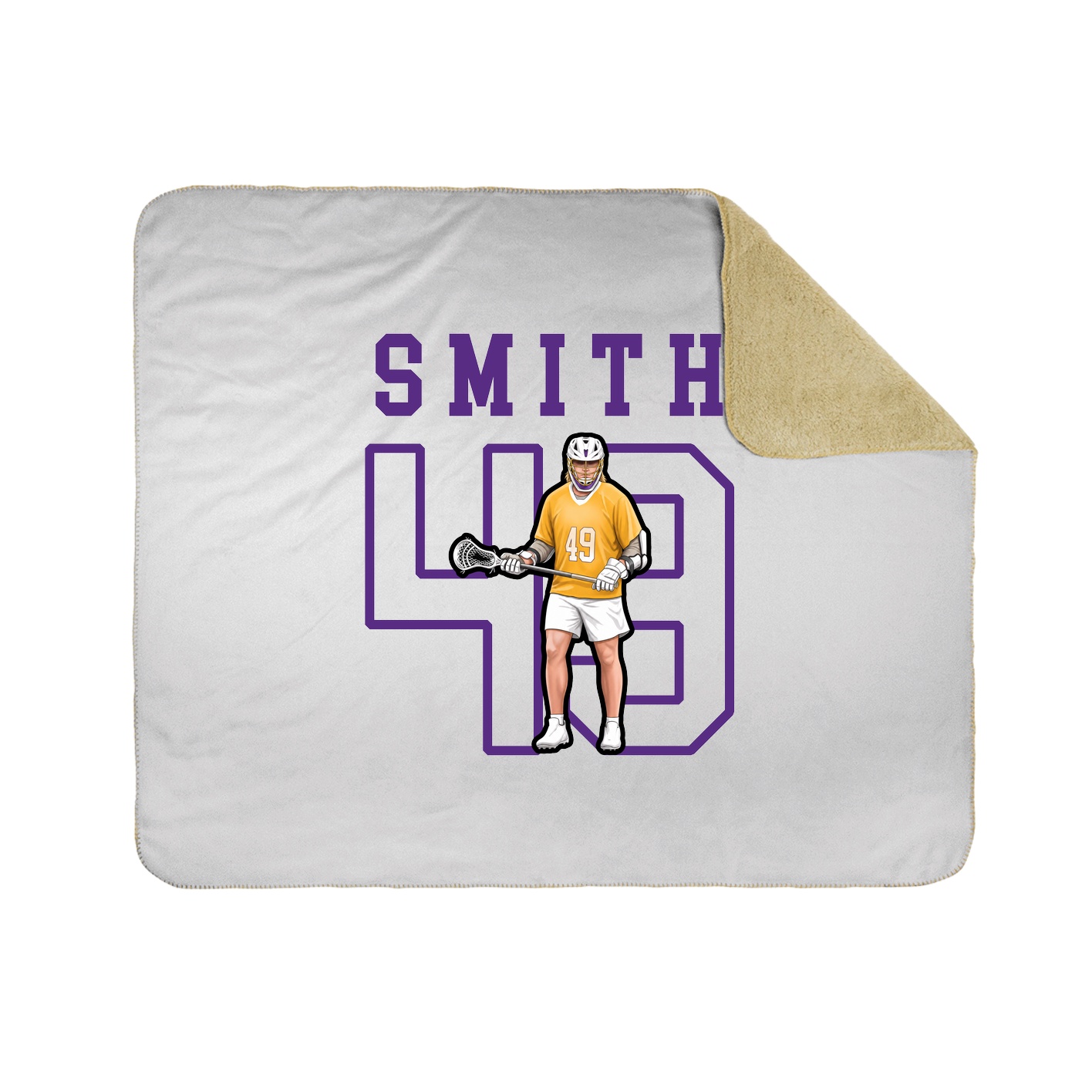 Throw Blanket — Shirsey in White
