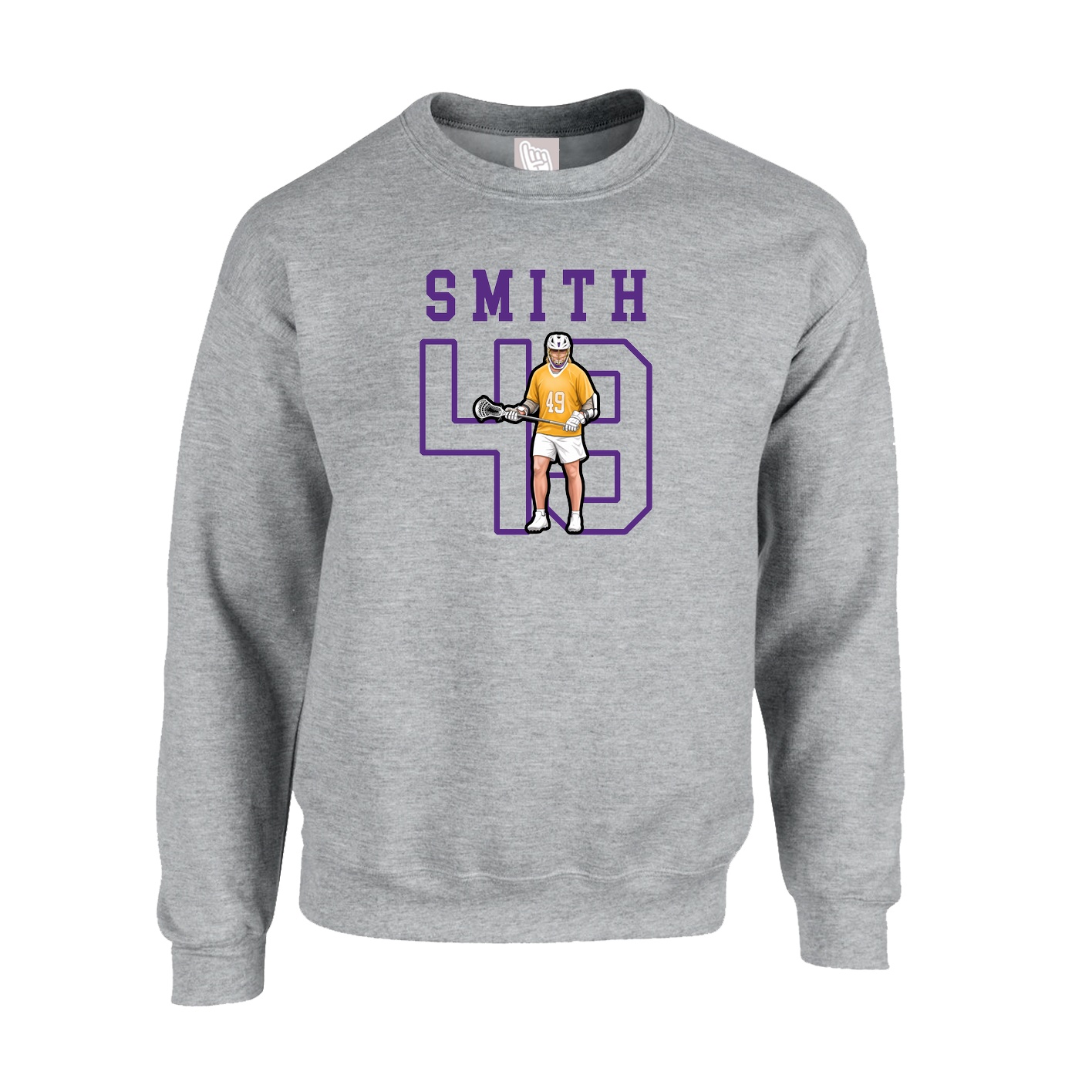 Fleece Crew — Shirsey in Grey
