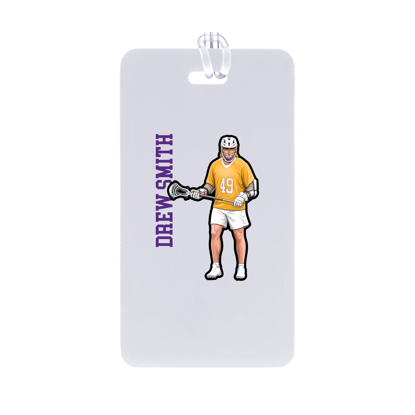 Bag Tag — Name Vertical in Classic