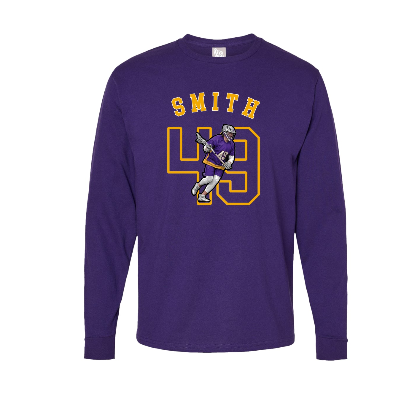 Long Sleeve Tee — Shirsey Arch in Purple