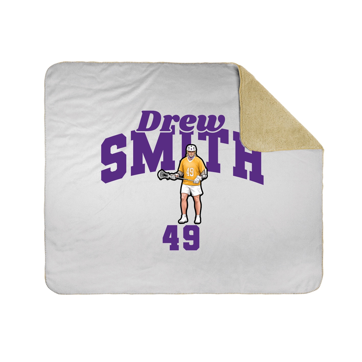 Throw Blanket — Signature Arch in White