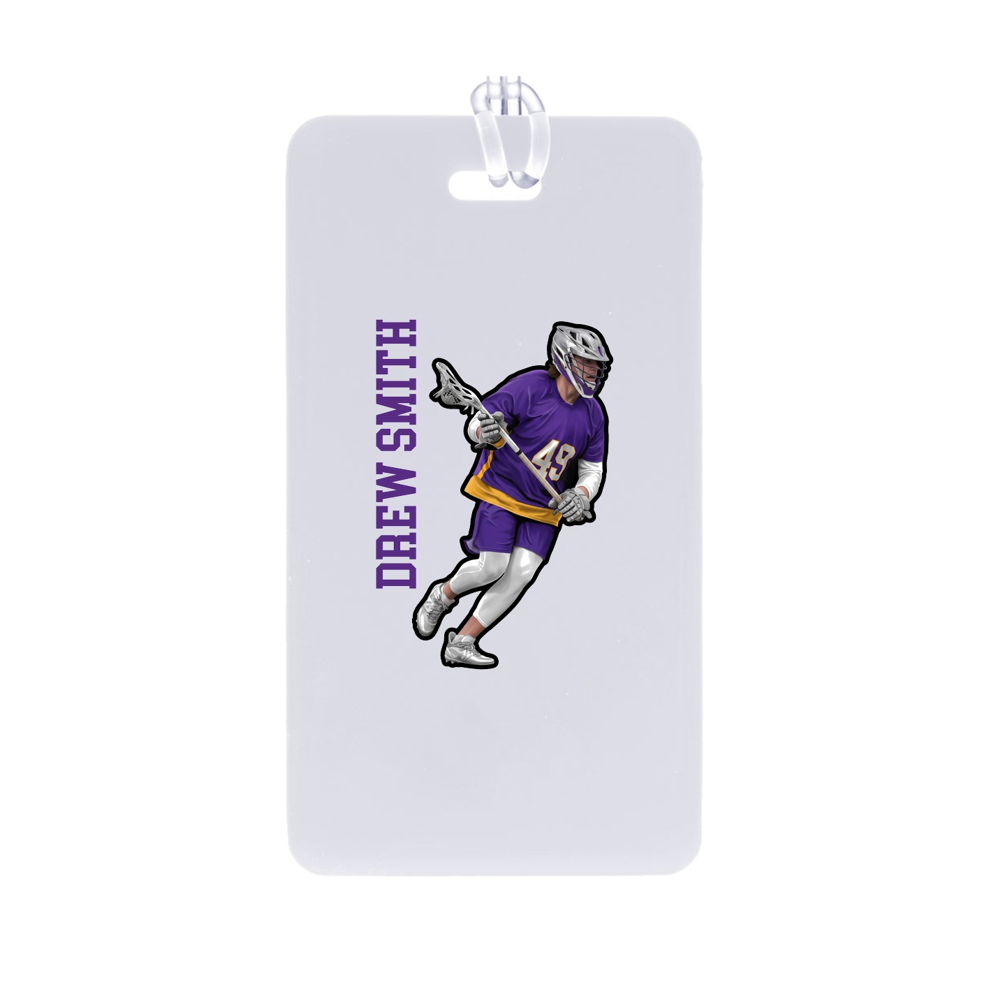 Bag Tag — Name Vertical in Classic
