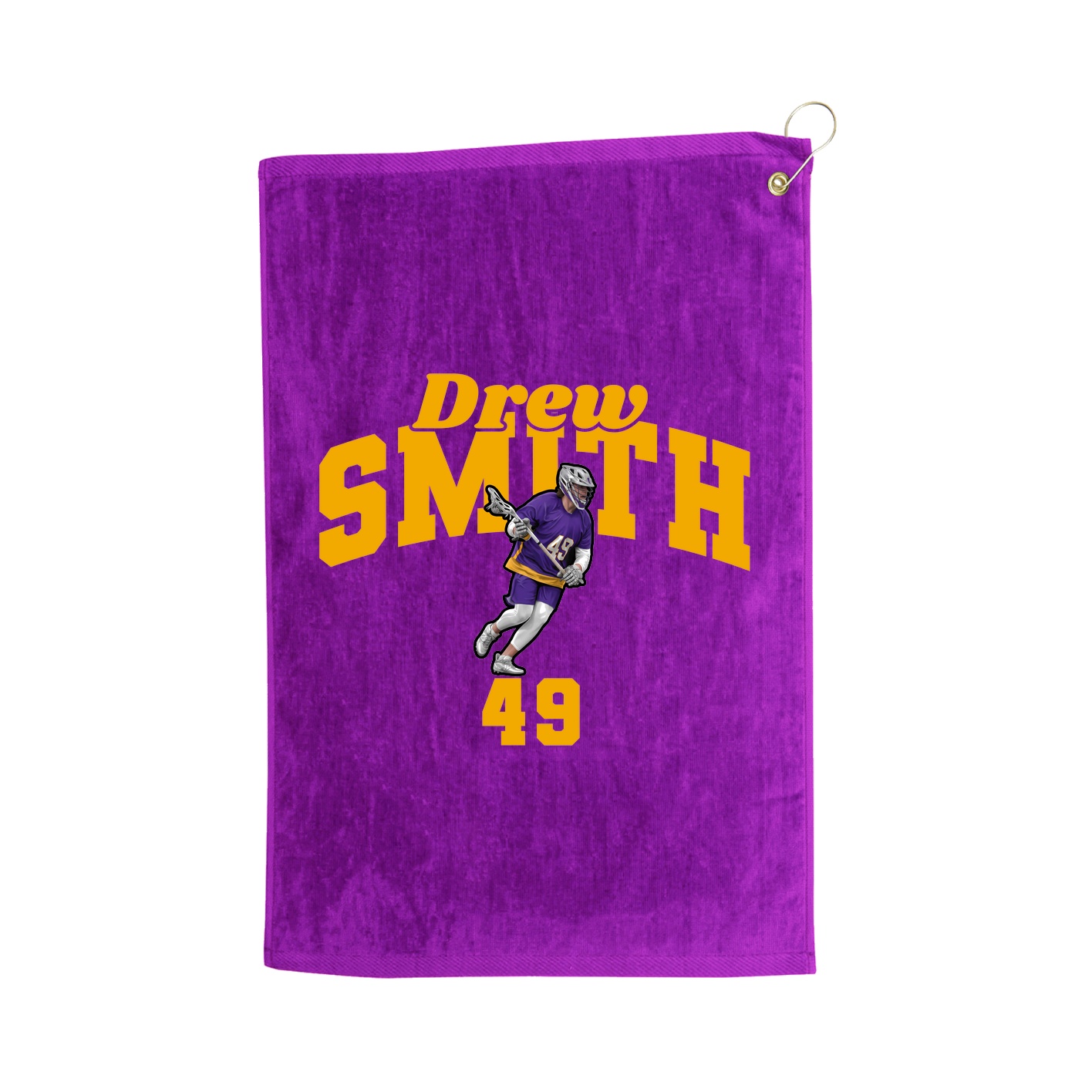 Golf Towel — Signature Arch in Purple