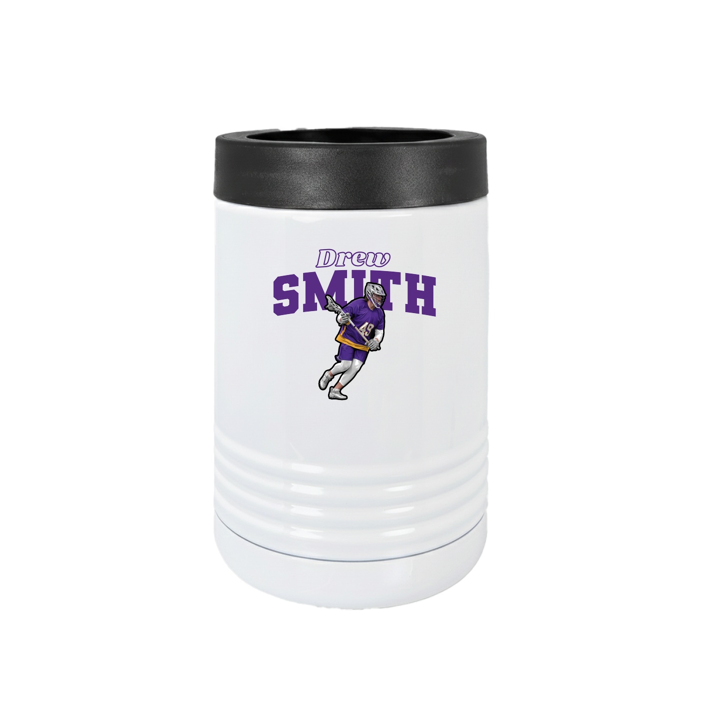 Beverage Holder — Name Arch in White