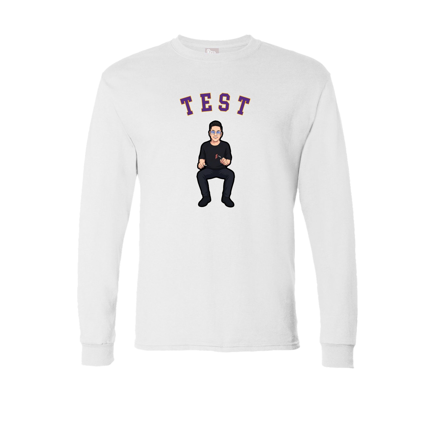 Long Sleeve Tee — Shirsey Arch in White