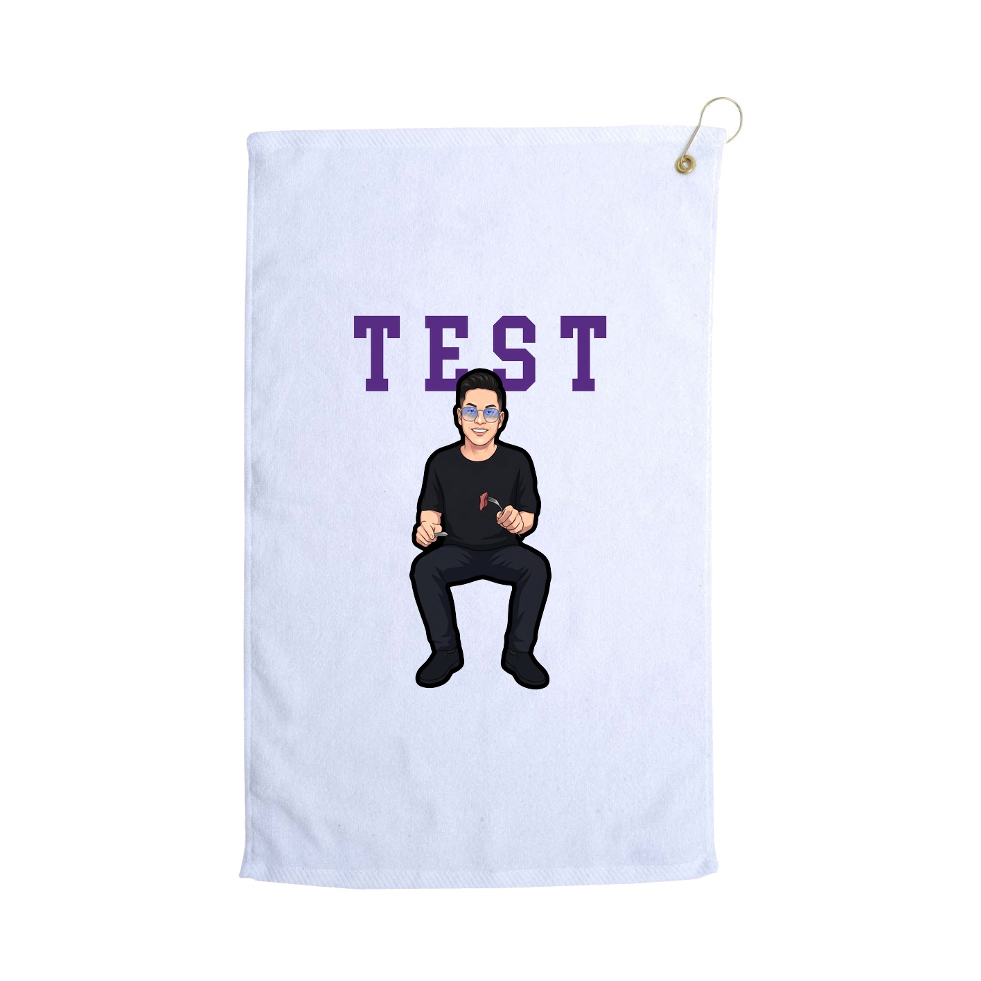 Golf Towel — Shirsey in White