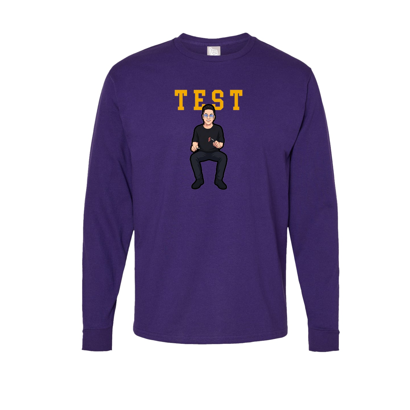 Long Sleeve Tee — Shirsey in Purple