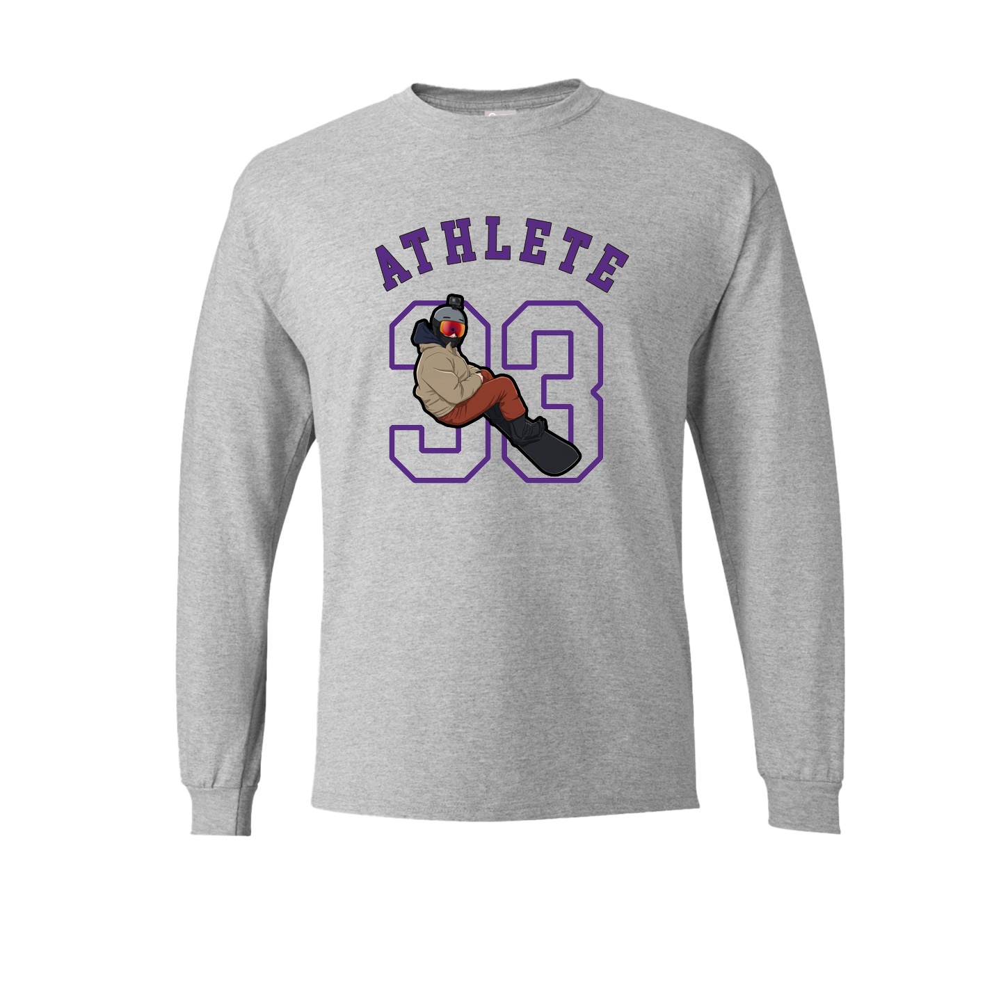 Long Sleeve Tee — Shirsey Arch in Grey