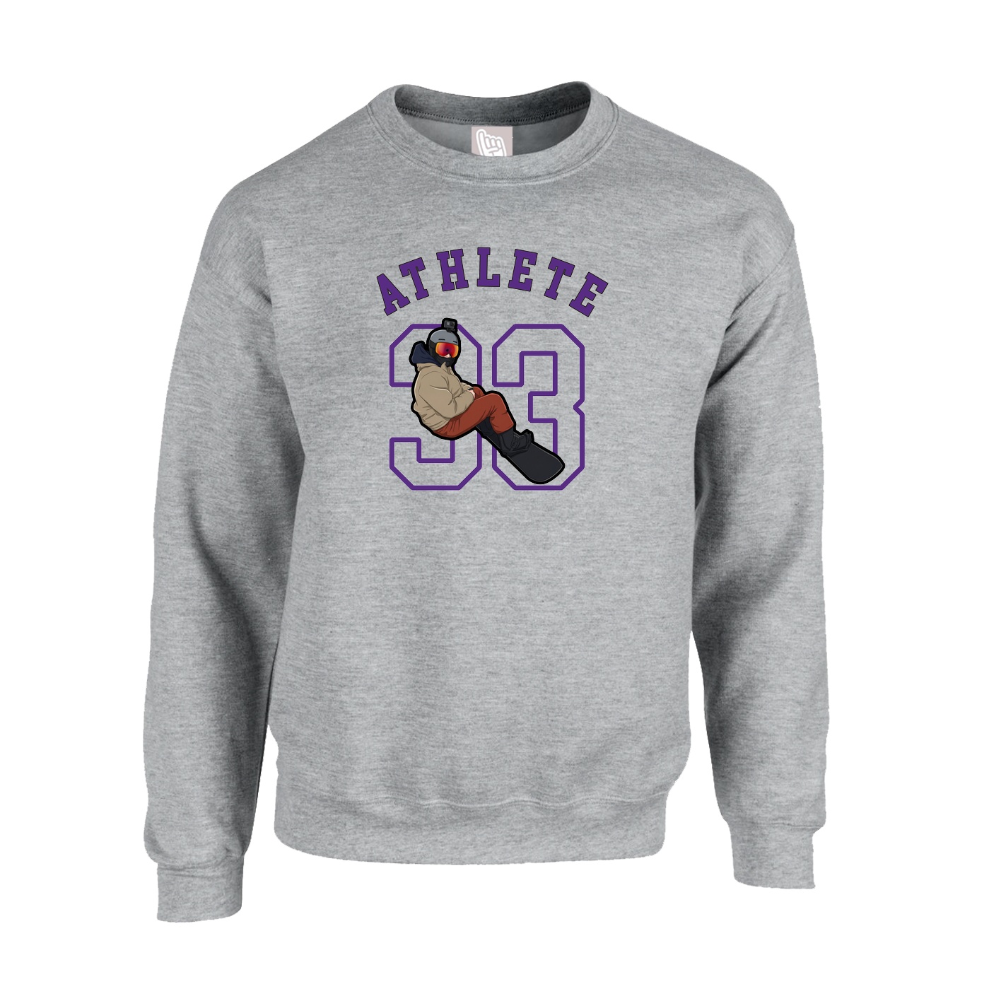 Fleece Crew — Shirsey Arch in Grey