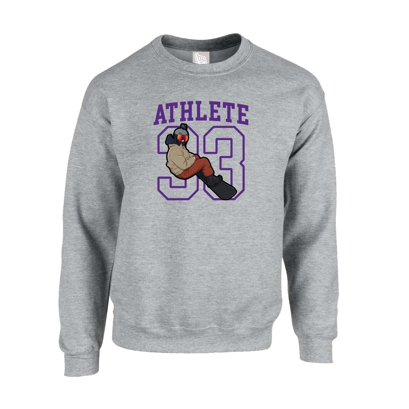 Fleece Crew — Shirsey in Grey