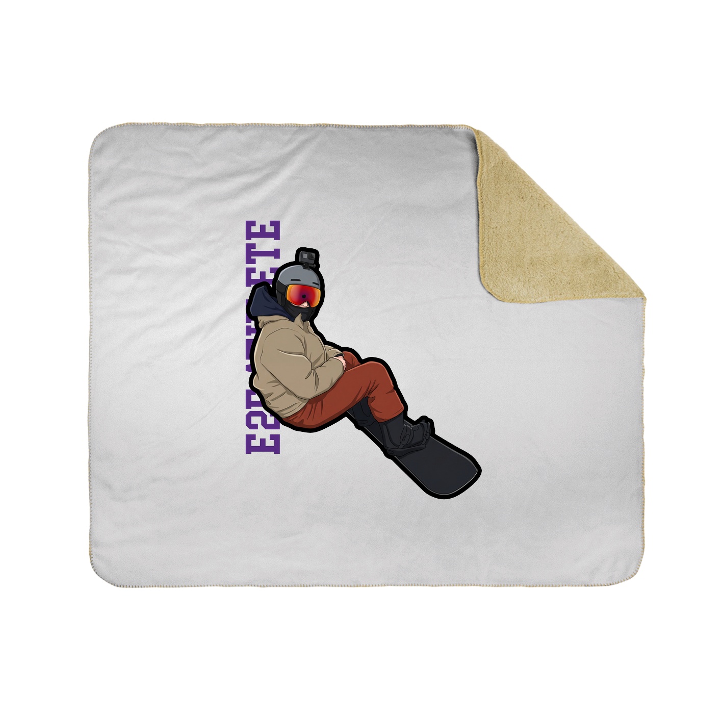 50x60 Sherpa Lined Throw Blanket