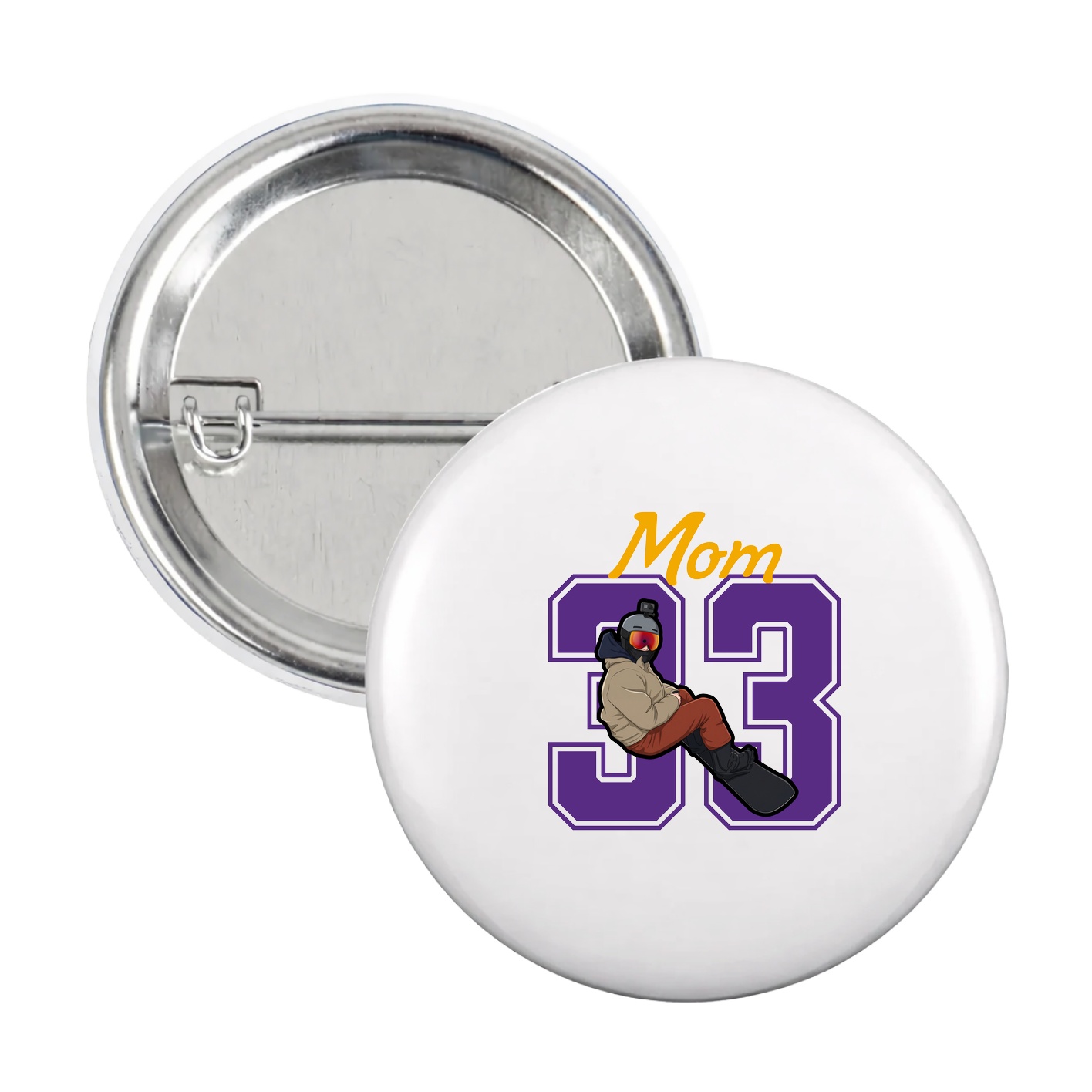 Game Day Button — Mothers Day Shirsey in White