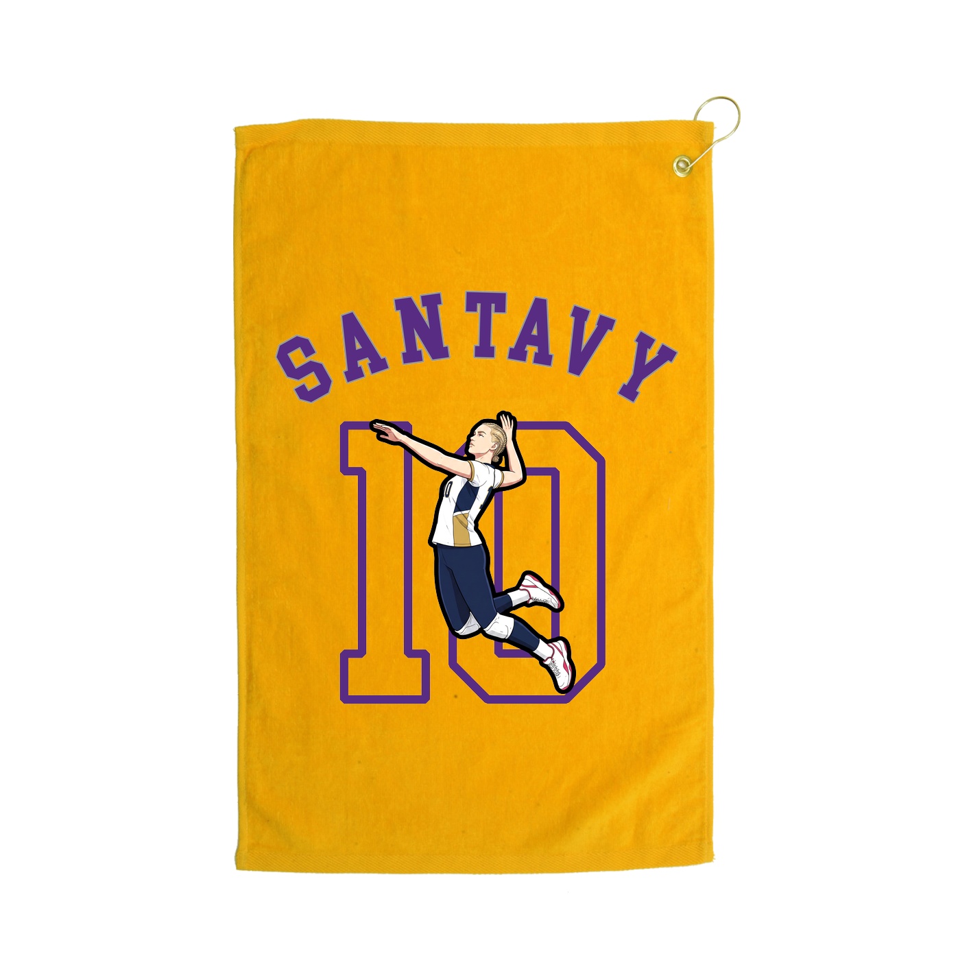 Golf Towel — Shirsey Arch in Gold