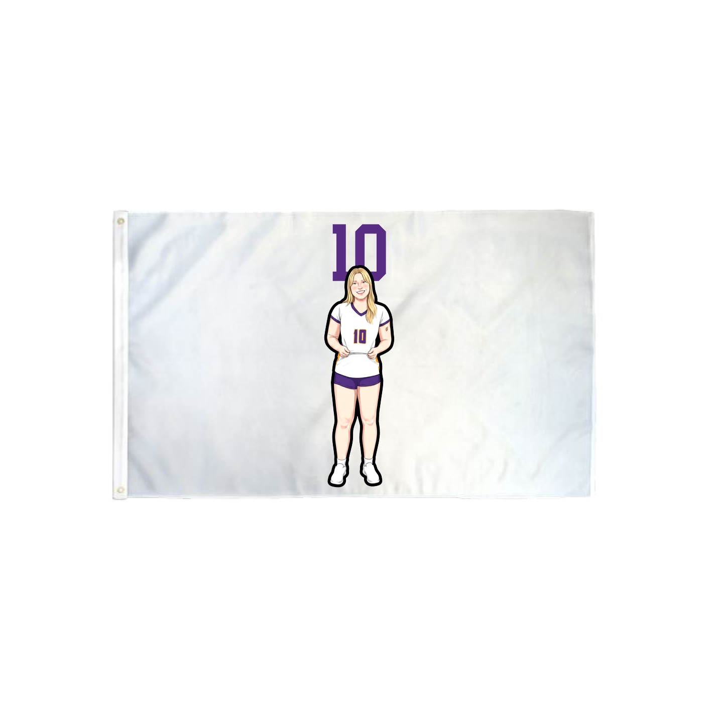 3x5 Flag — Number Top in Classic