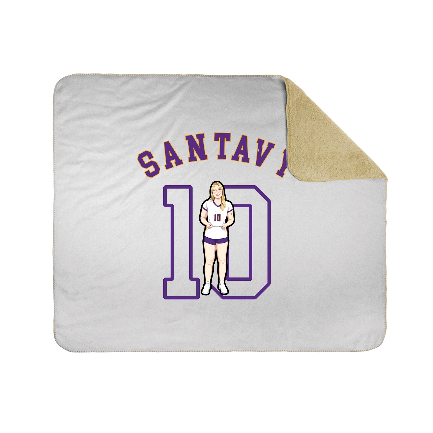 Throw Blanket — Shirsey Arch in White