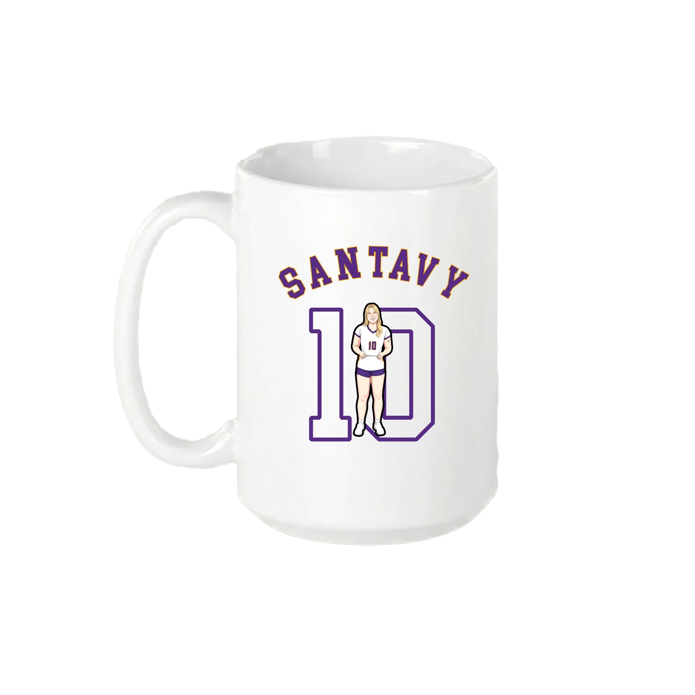 15oz Coffee Mug — Shirsey Arch in White
