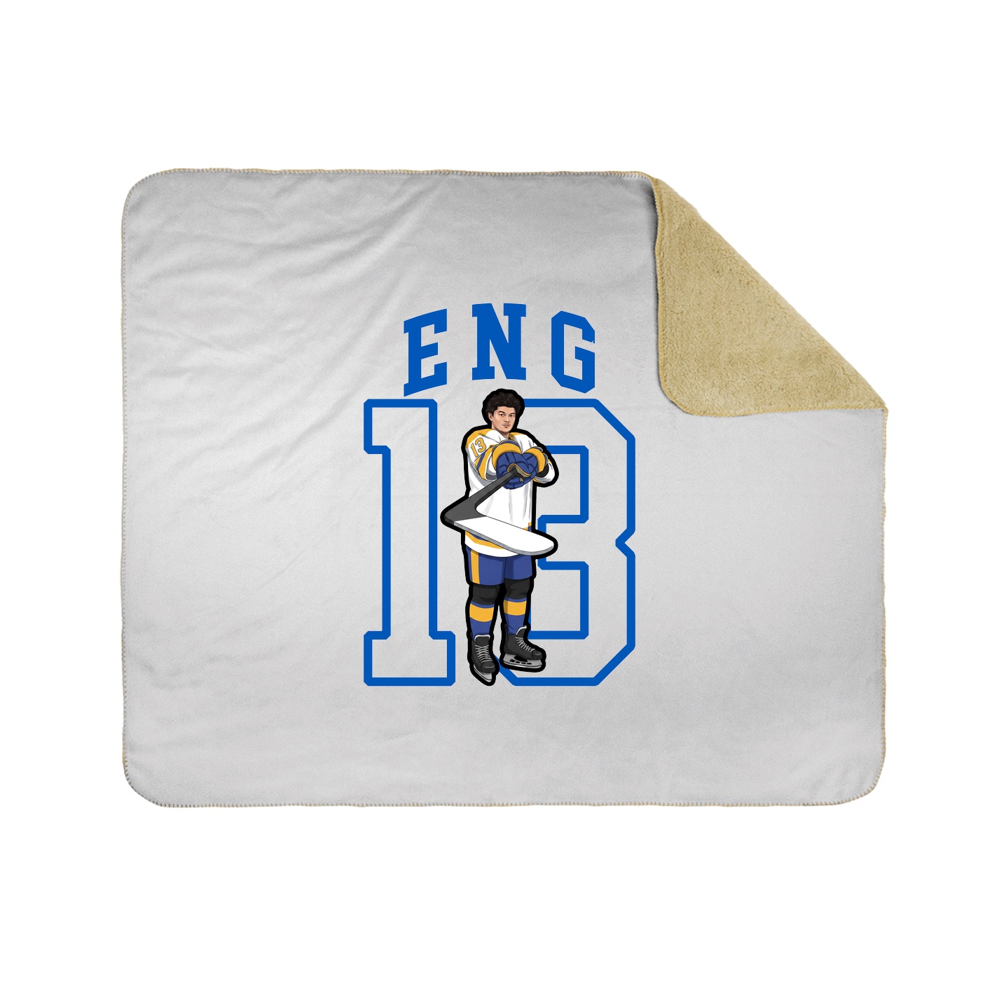 Throw Blanket — Shirsey in White