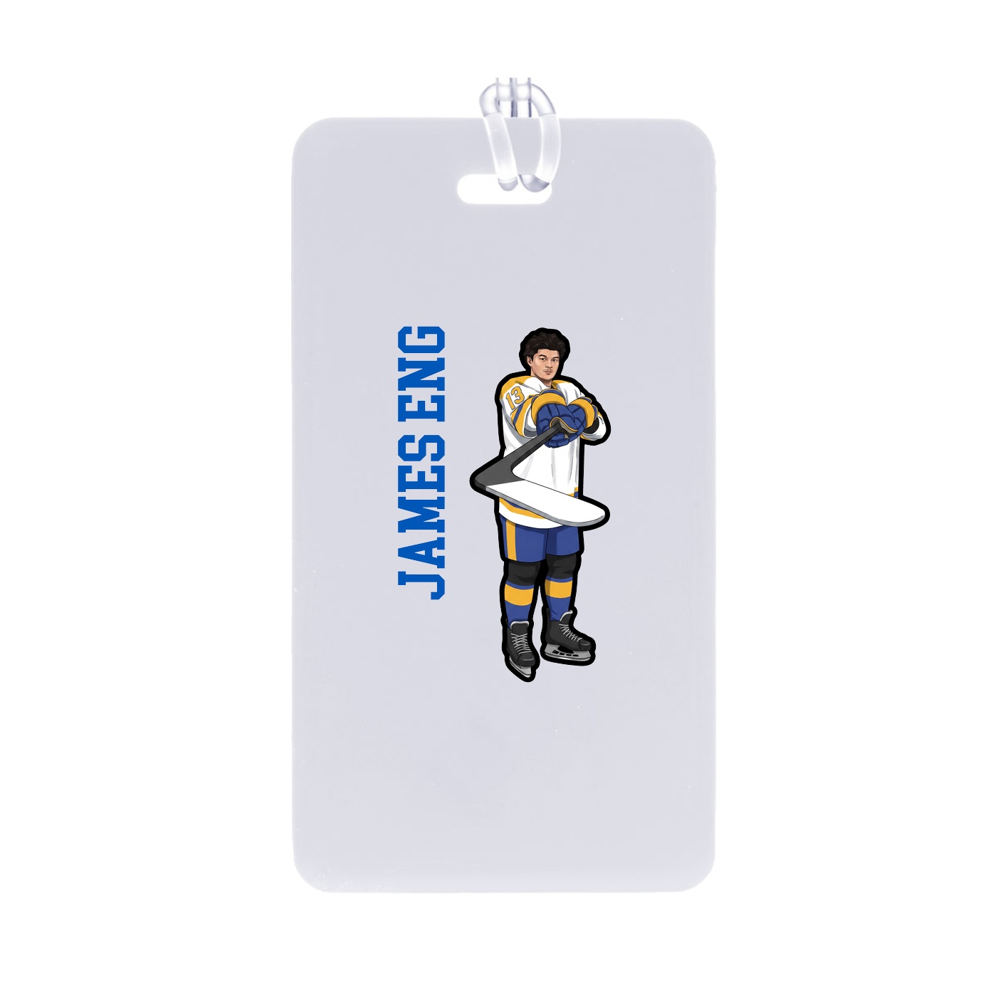 Bag Tag — Name Vertical in Classic
