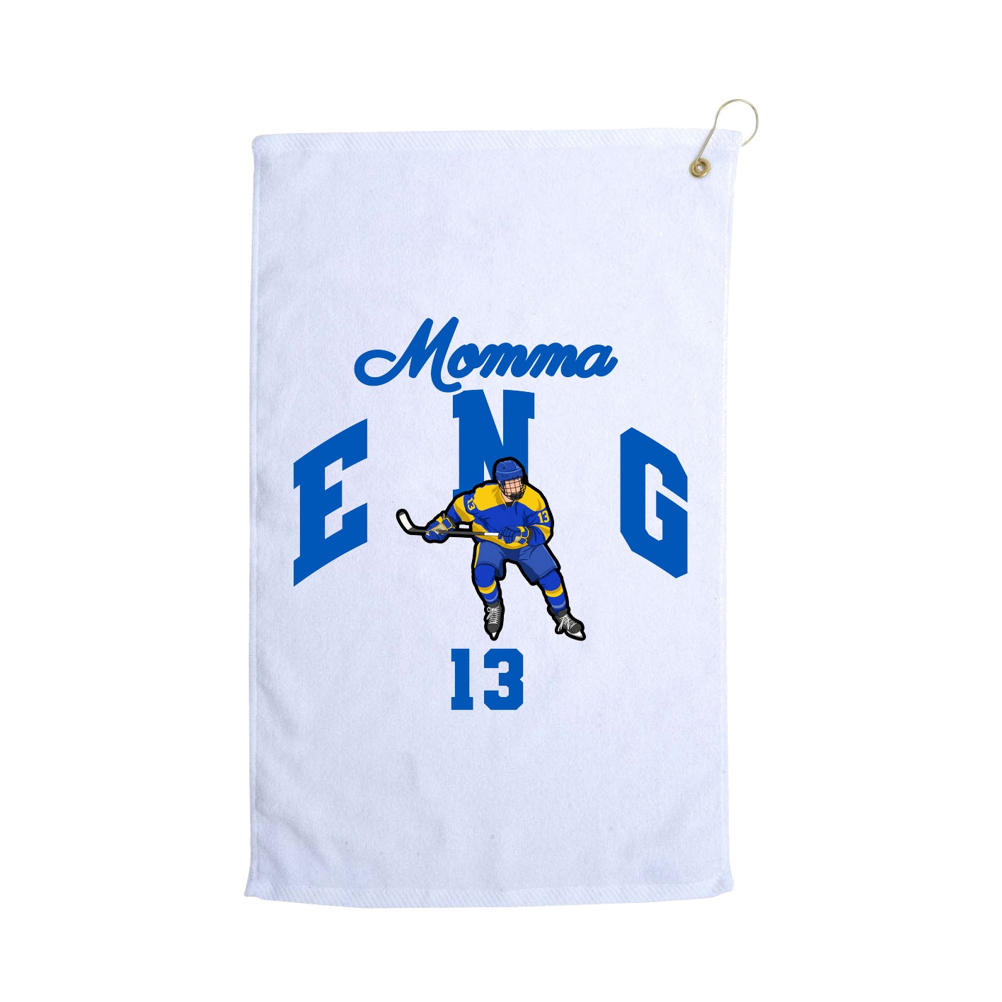 Golf Towel — Mothers Day Arch in White
