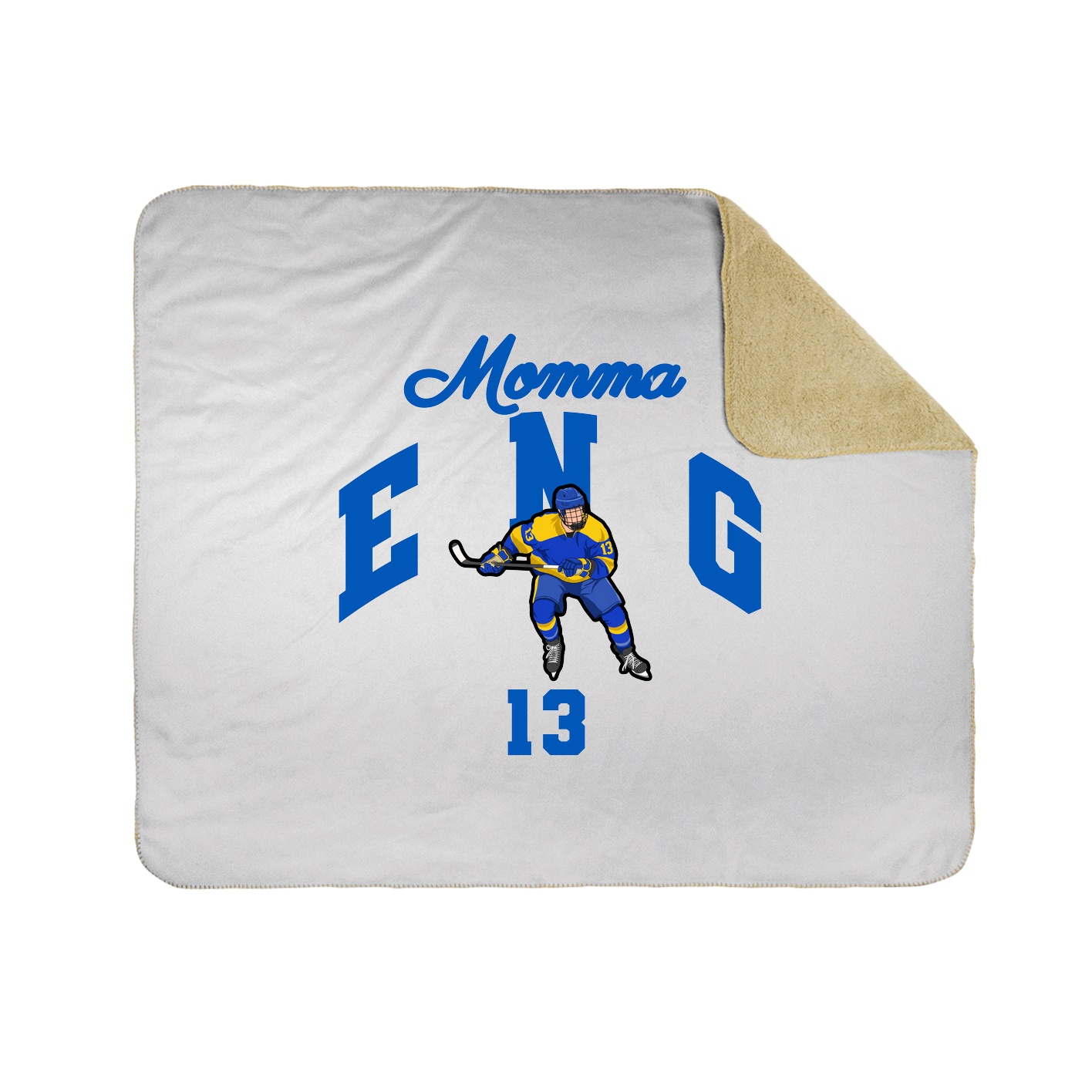Throw Blanket — Mothers Day Arch in White