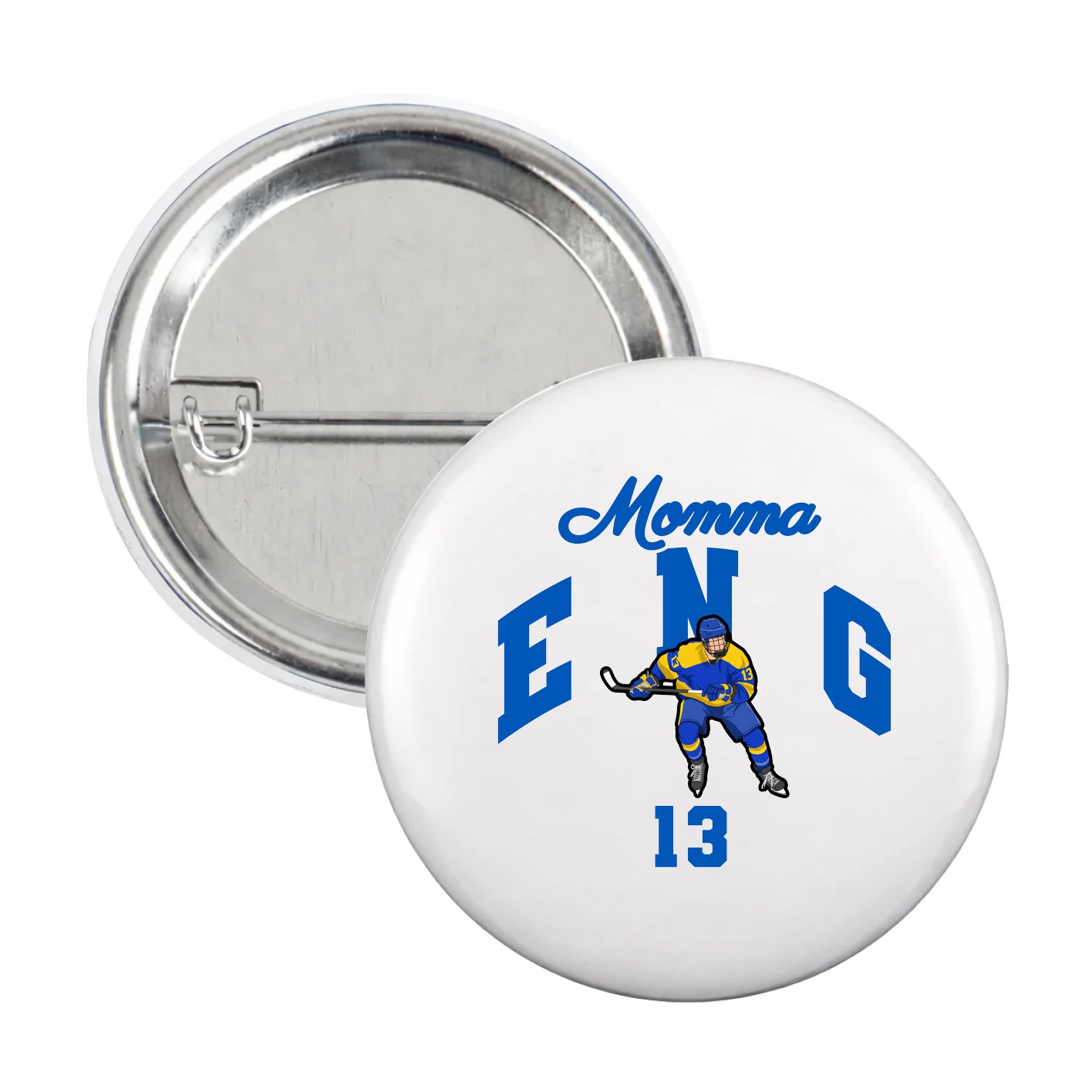 Game Day Button — Mothers Day Arch in White