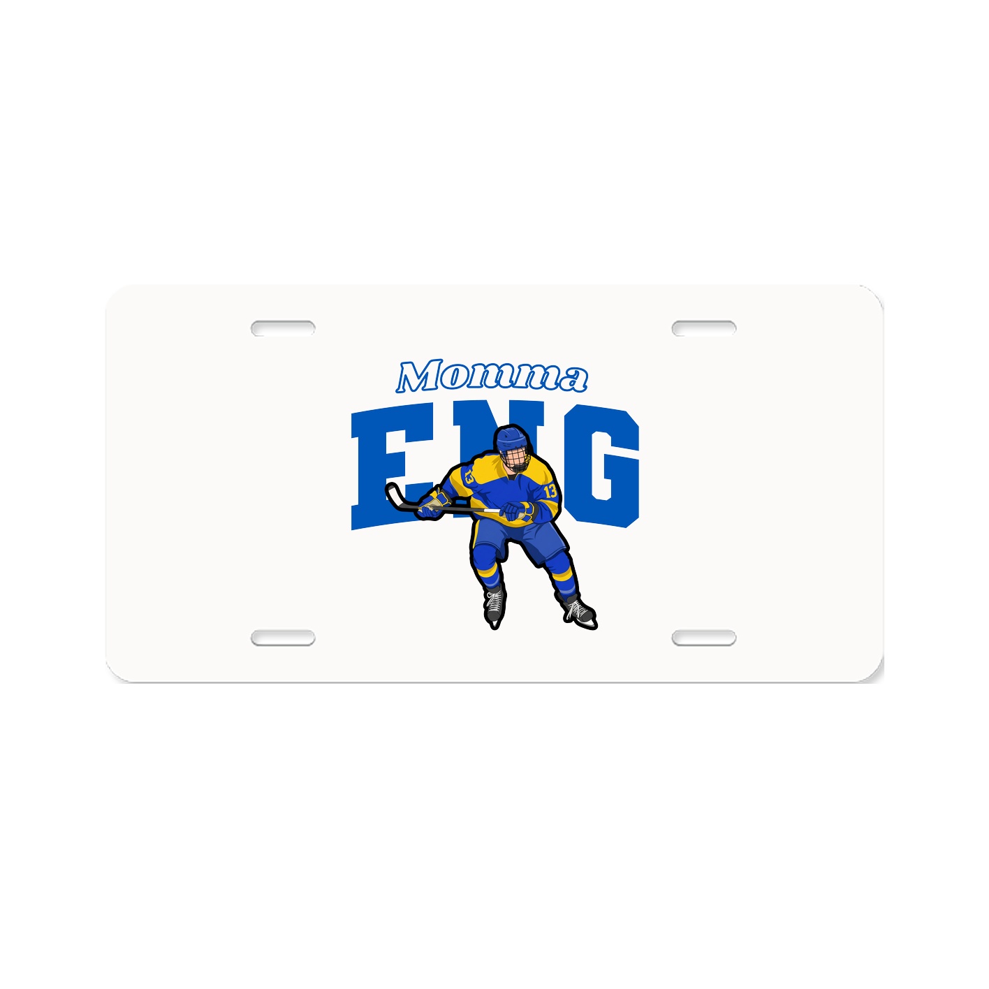 License Plate — Mothers Day Block in Classic