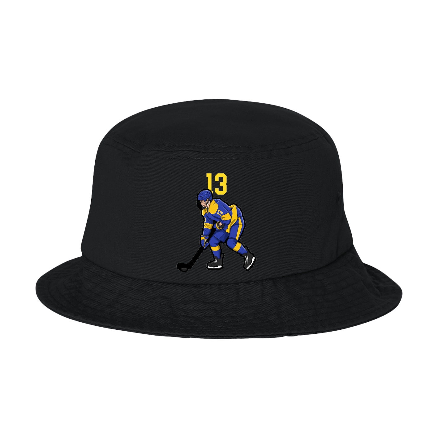 Bucket Cap — Number Top in Black
