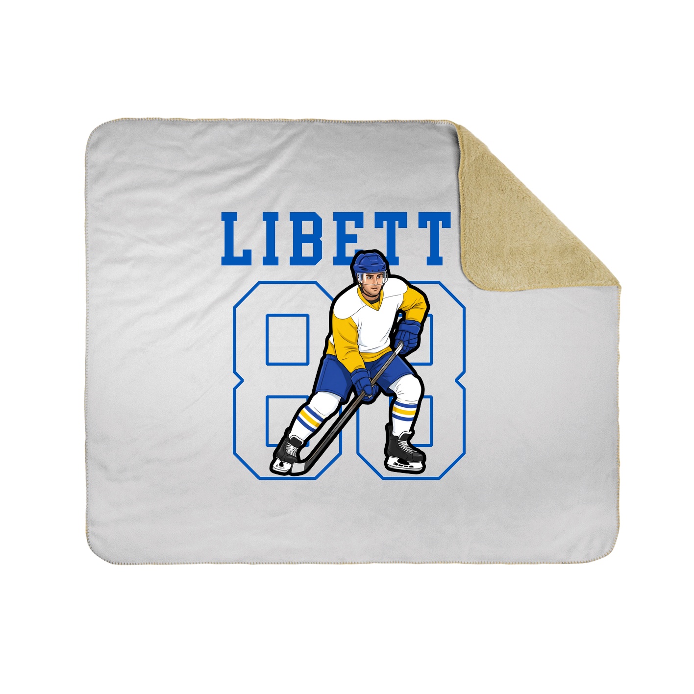 Throw Blanket — Shirsey in White